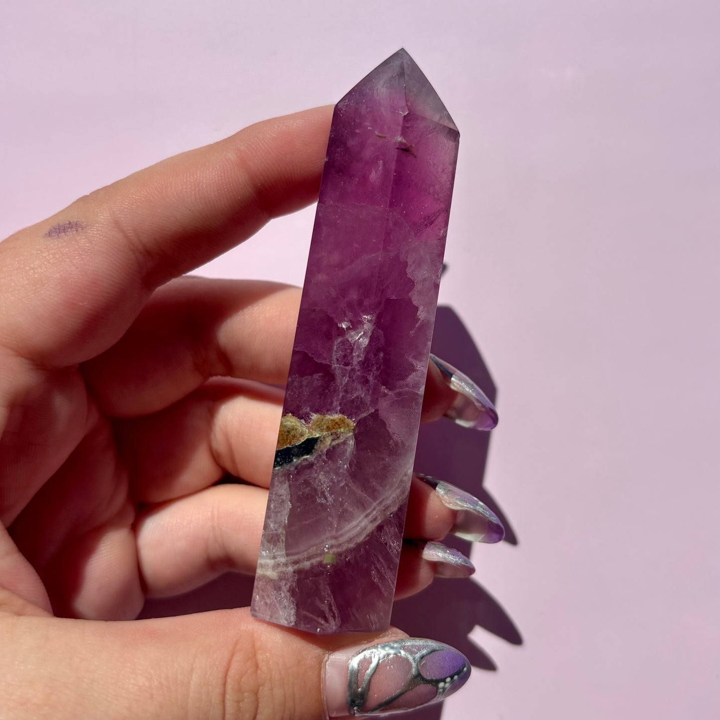 PURPLE FLUORITE TOWERS
