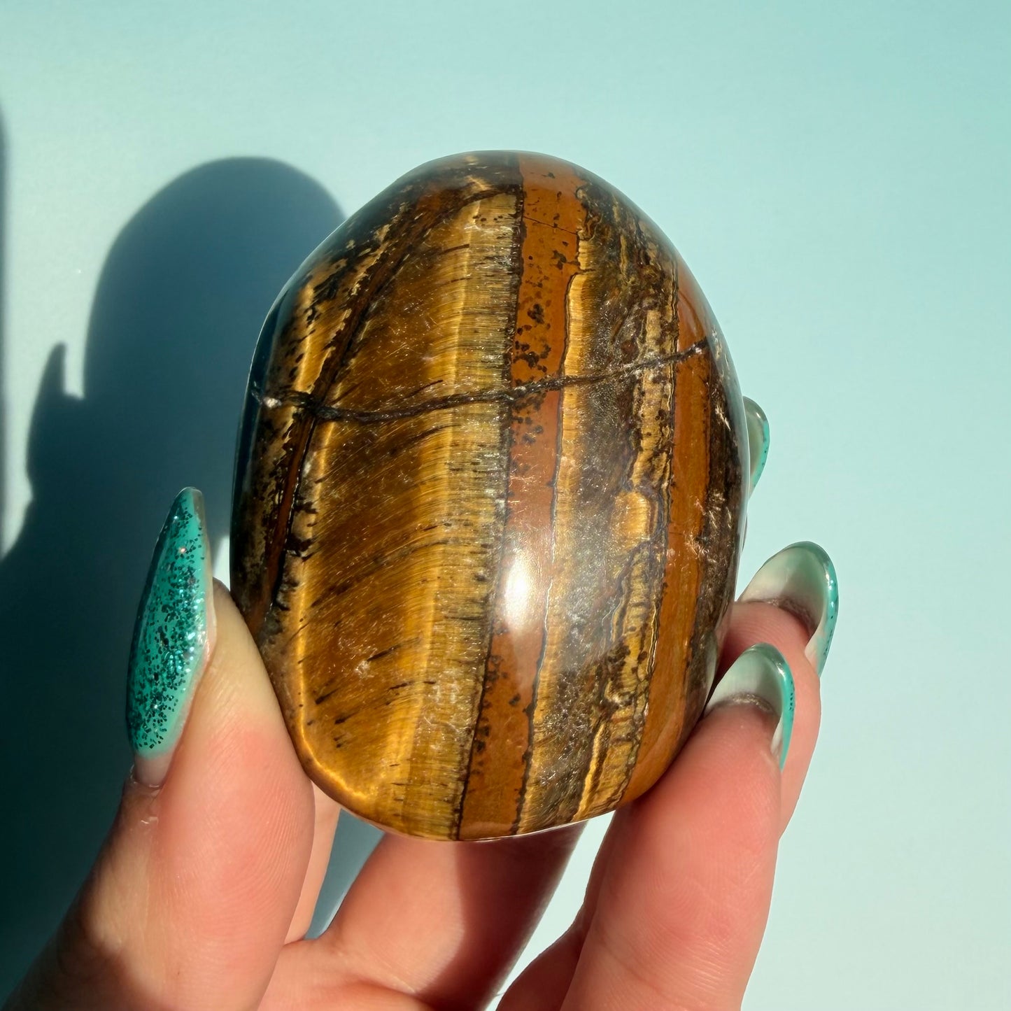 TIGERS EYE PALMSTONE