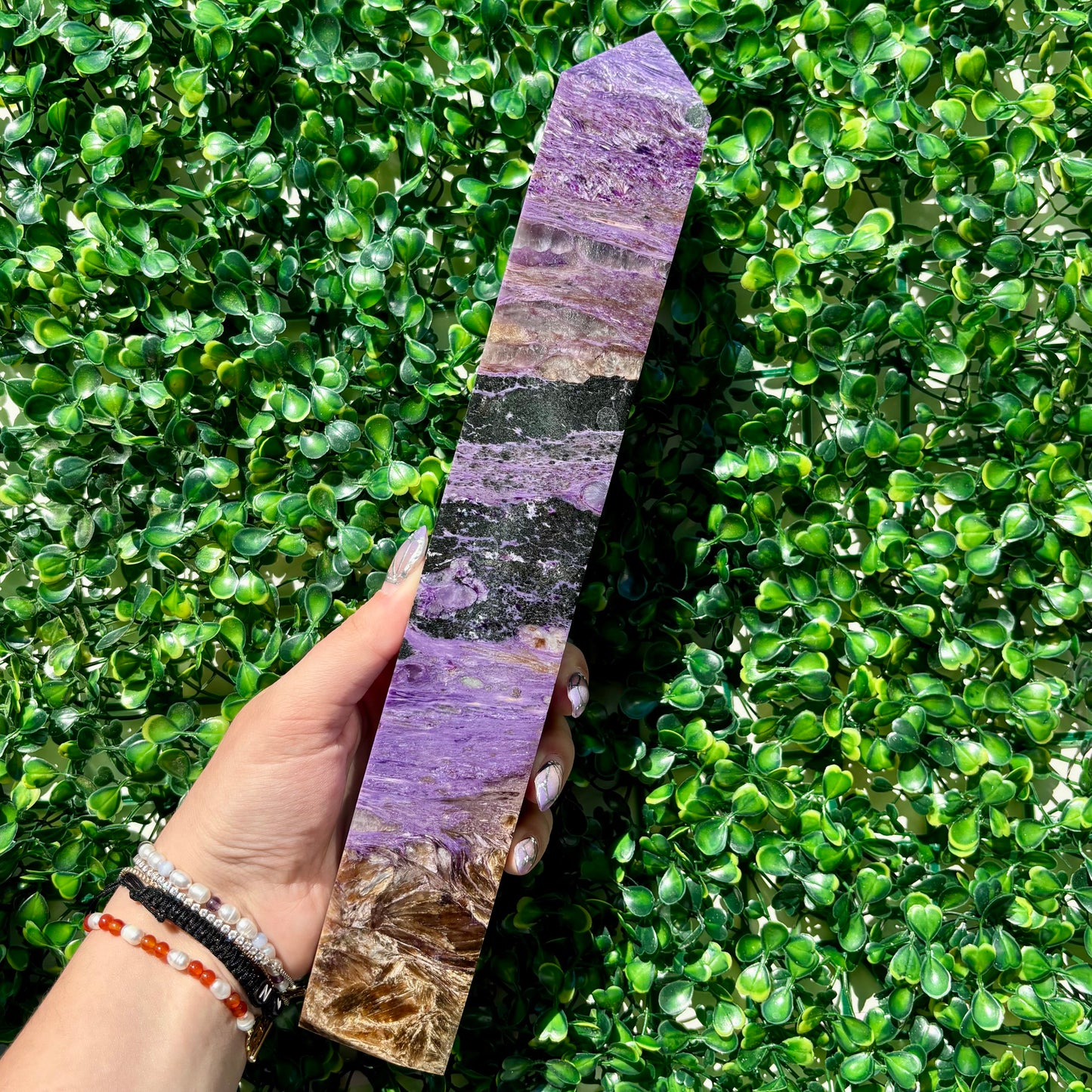 XL CHAROITE TOWER - 555