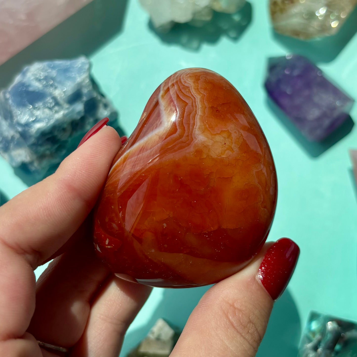 CARNELIAN PALMSTONES