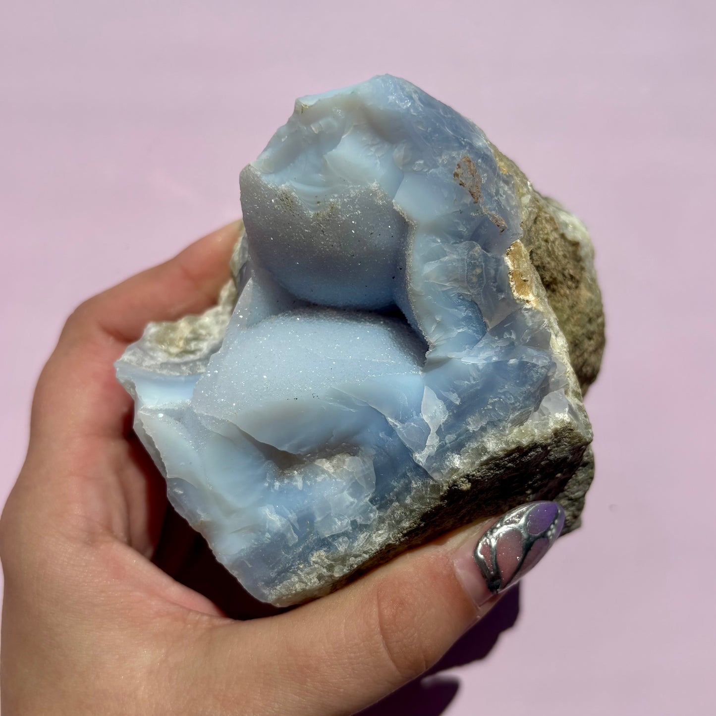 BLUE CHALCEDONY SPECIMENS
