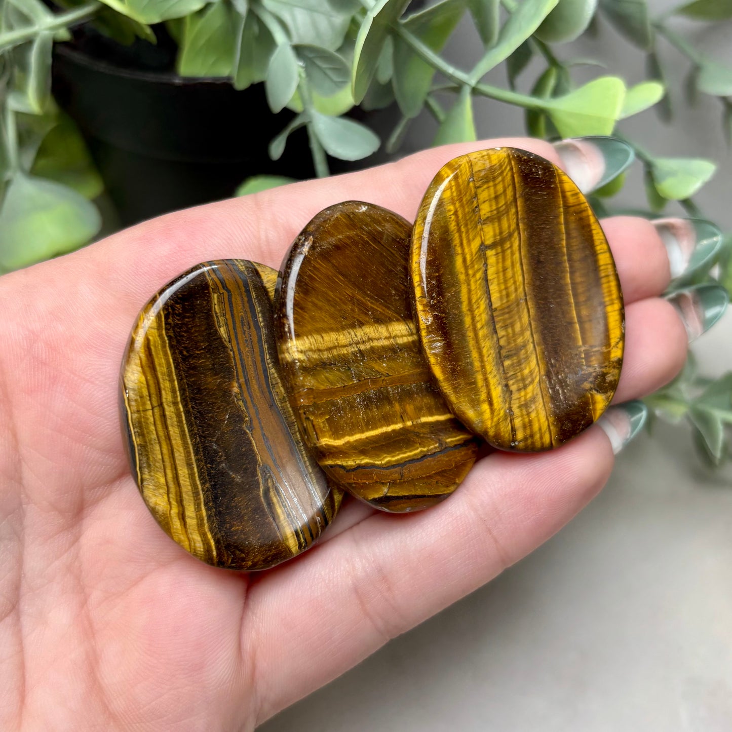TIGERS EYE WORRYSTONE