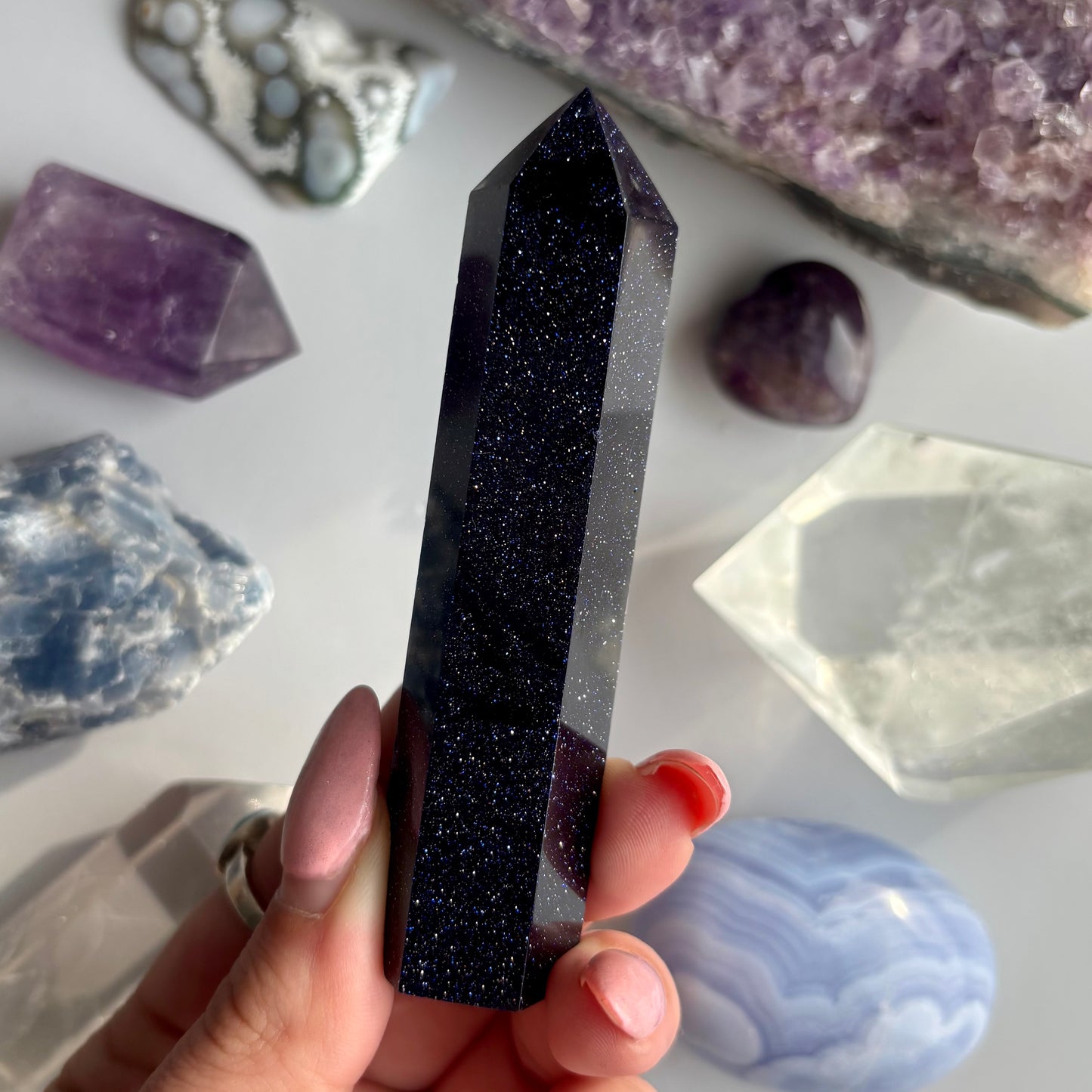 BLUE GOLDSTONE TOWER