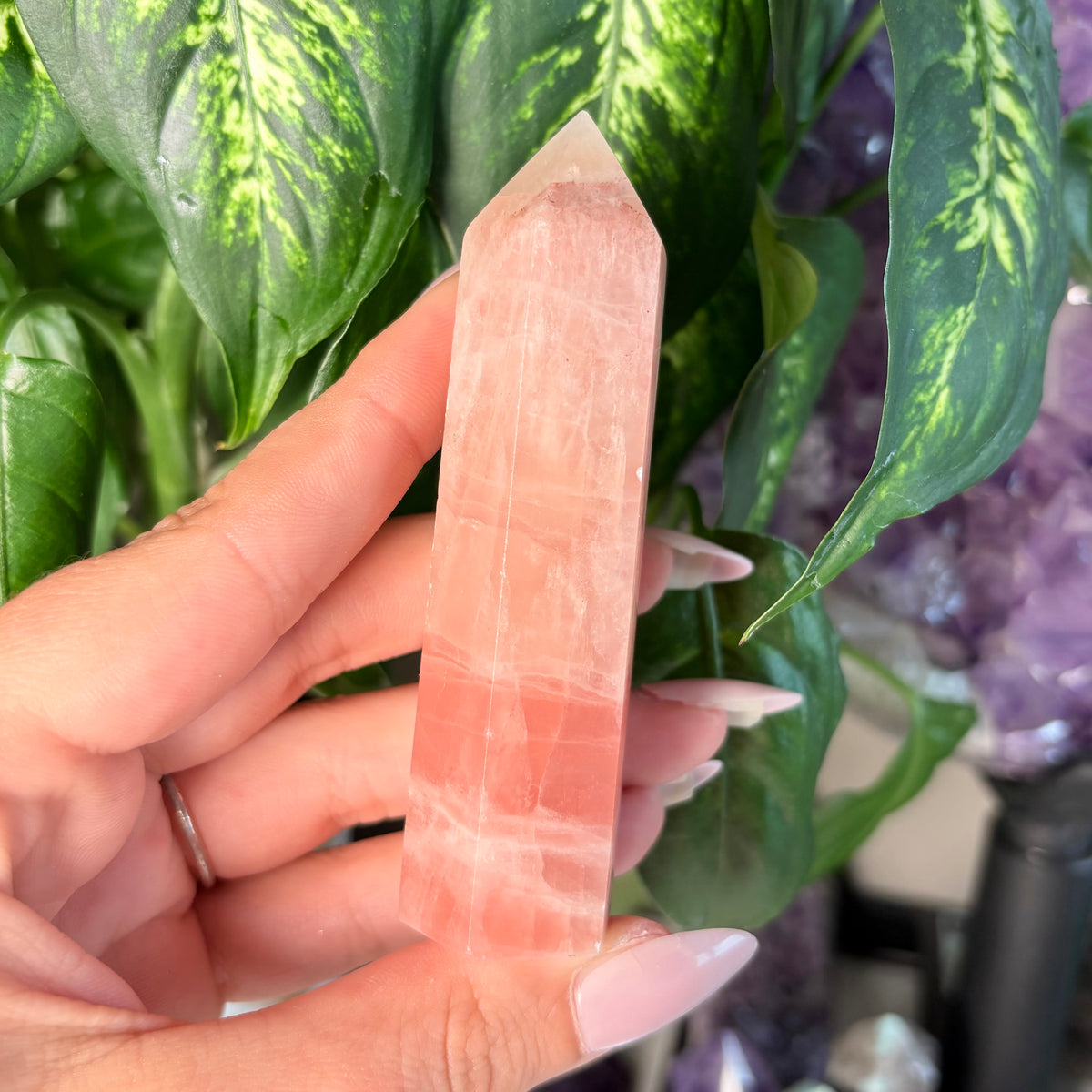 ROSE CALCITE TOWER - 16