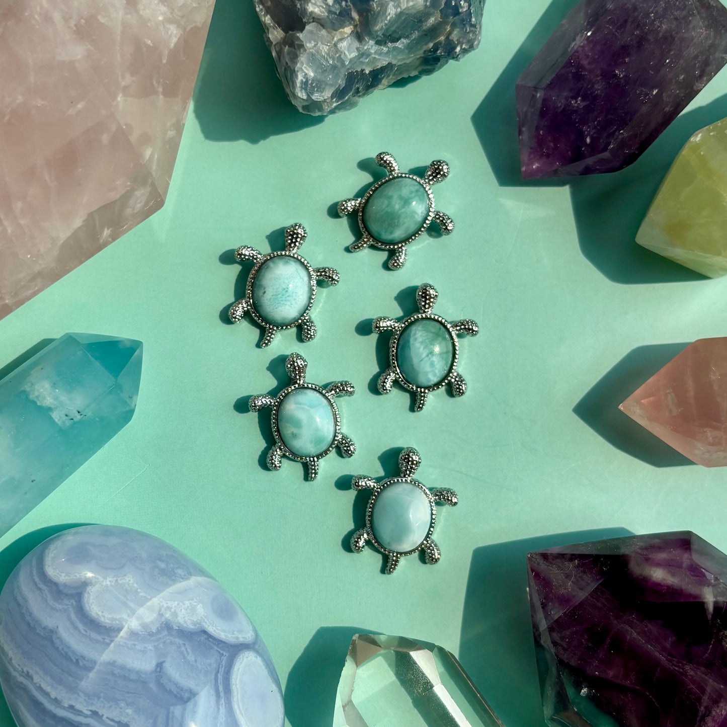 LARIMAR PENDANTS