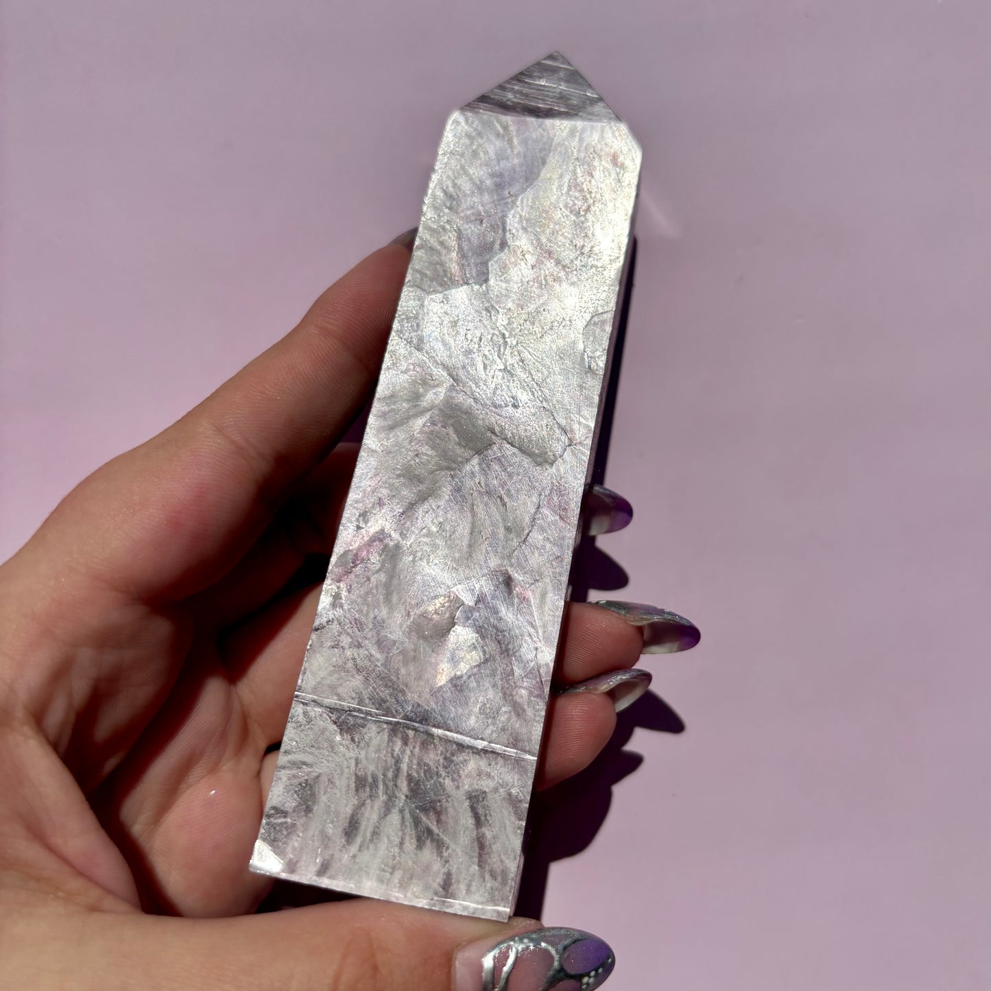 PURPLE MICA/LEPIDOLITE TOWERS