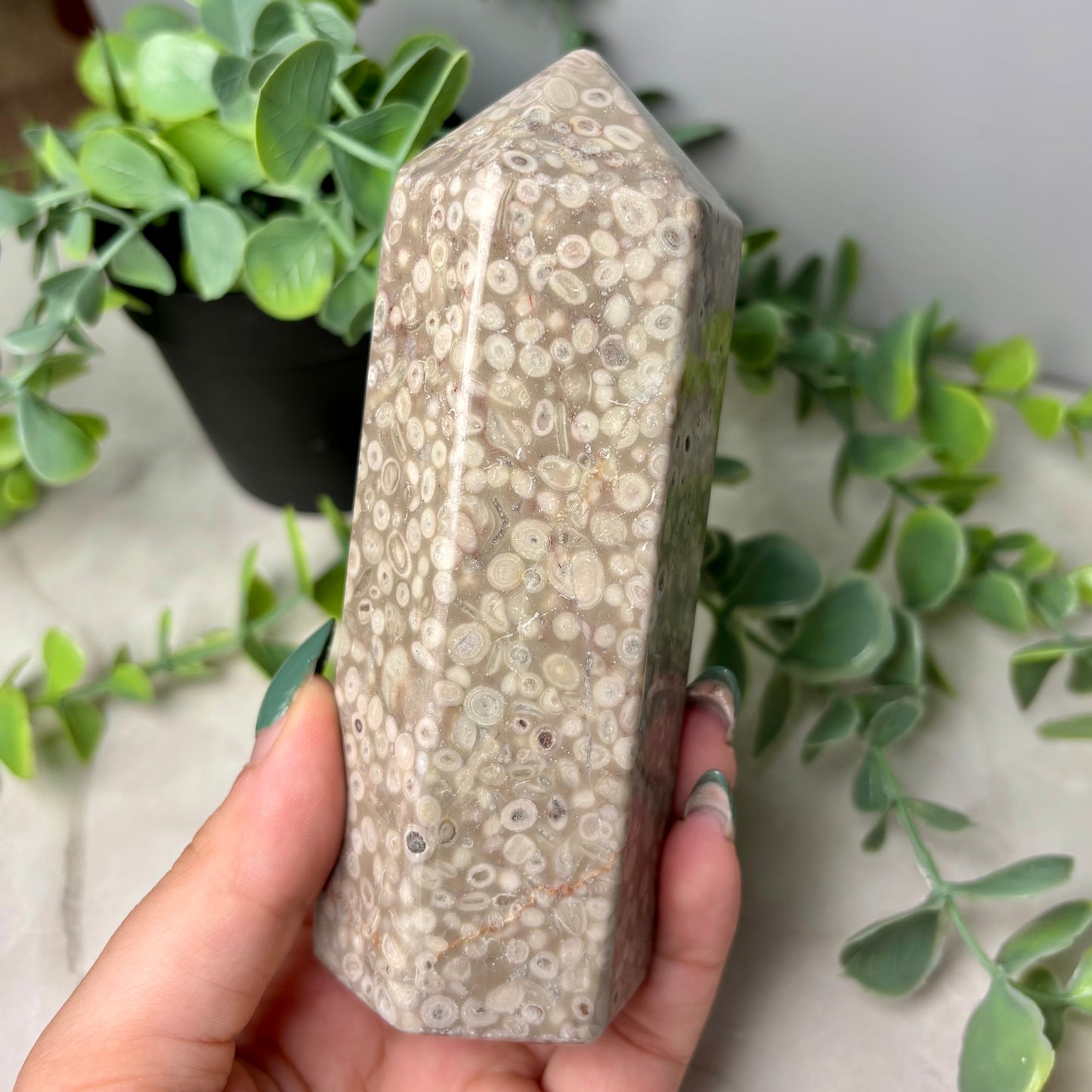LEOPARDSKIN JASPER TOWER