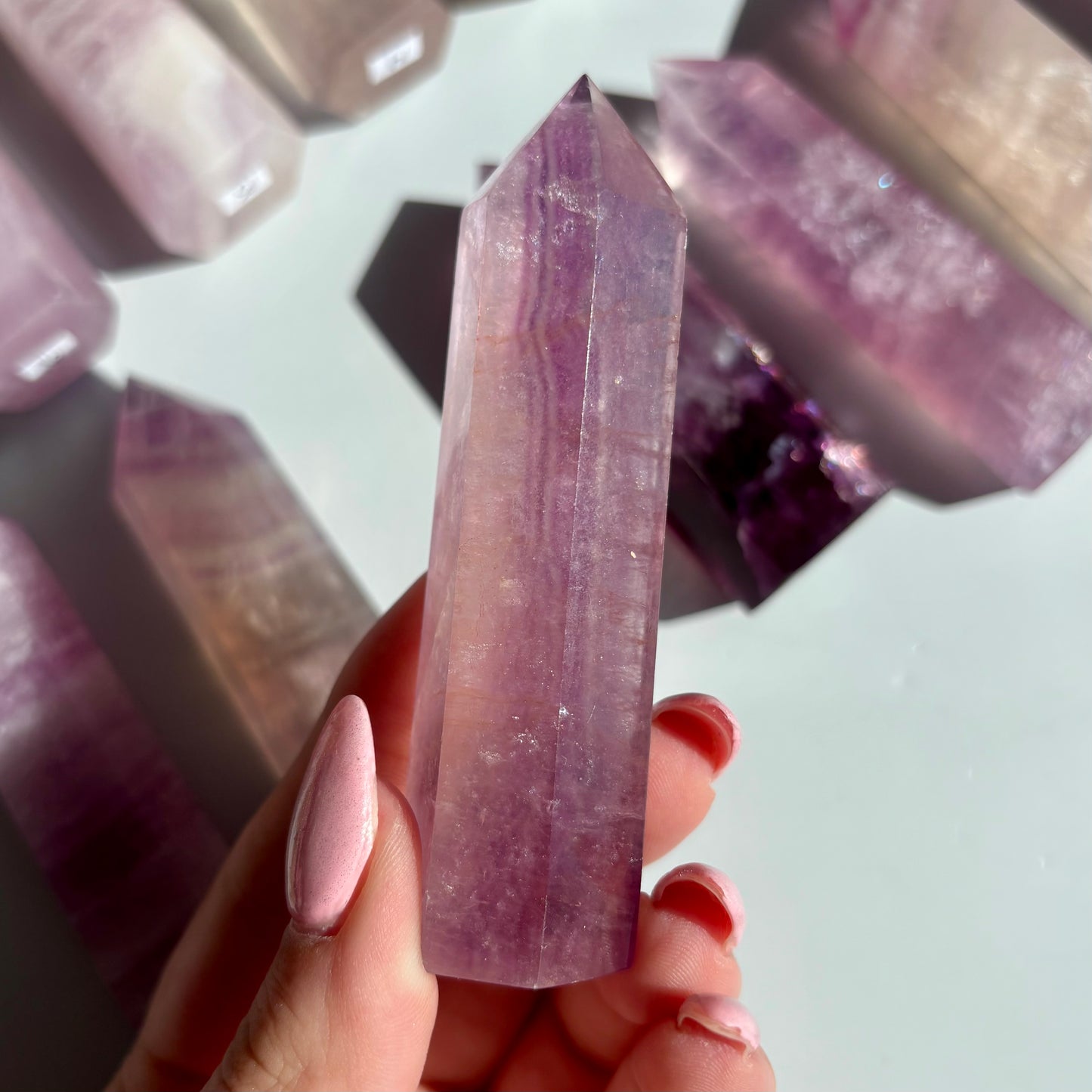 PURPLE FLUORITE TOWERS