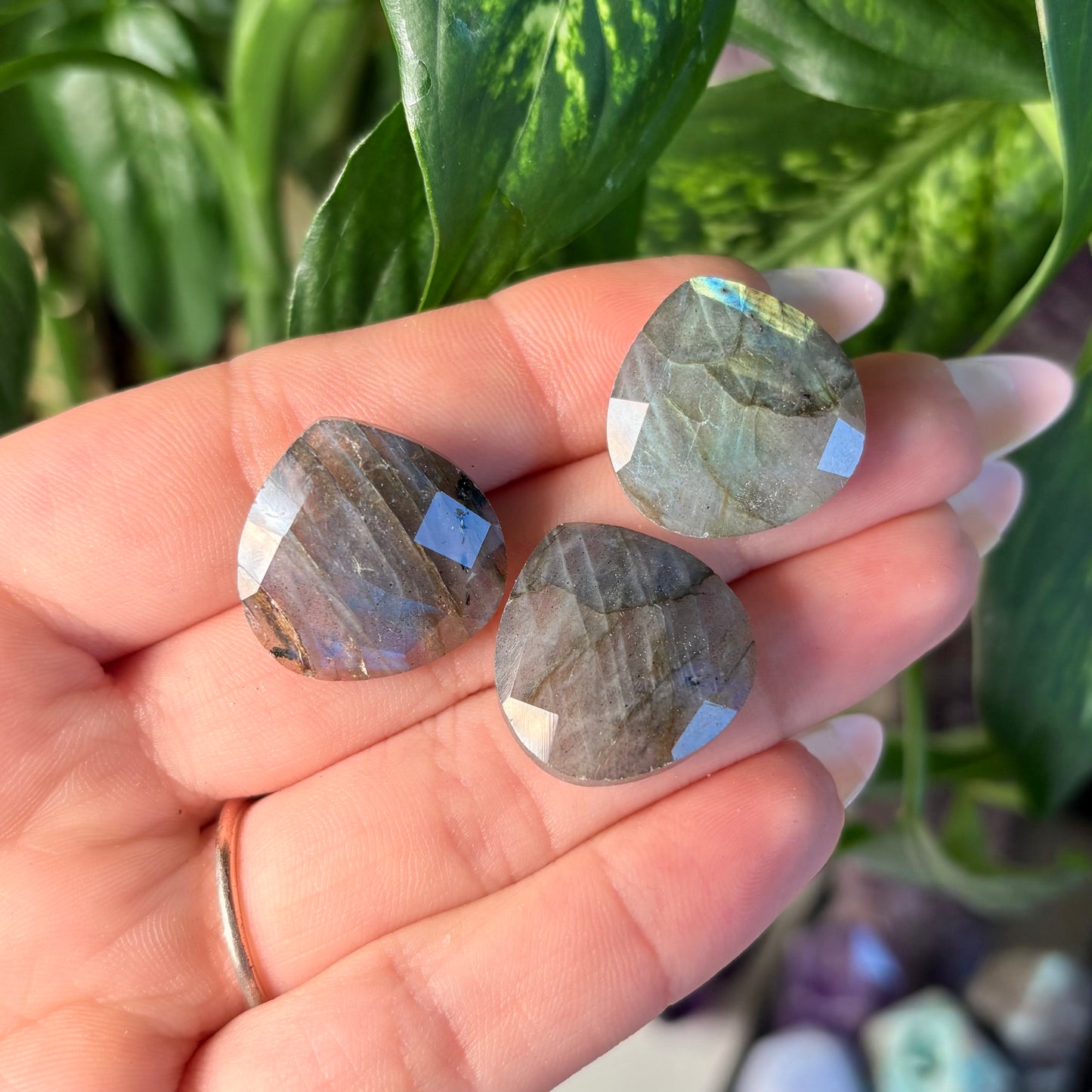 LABRADORITE GEM - FACETED