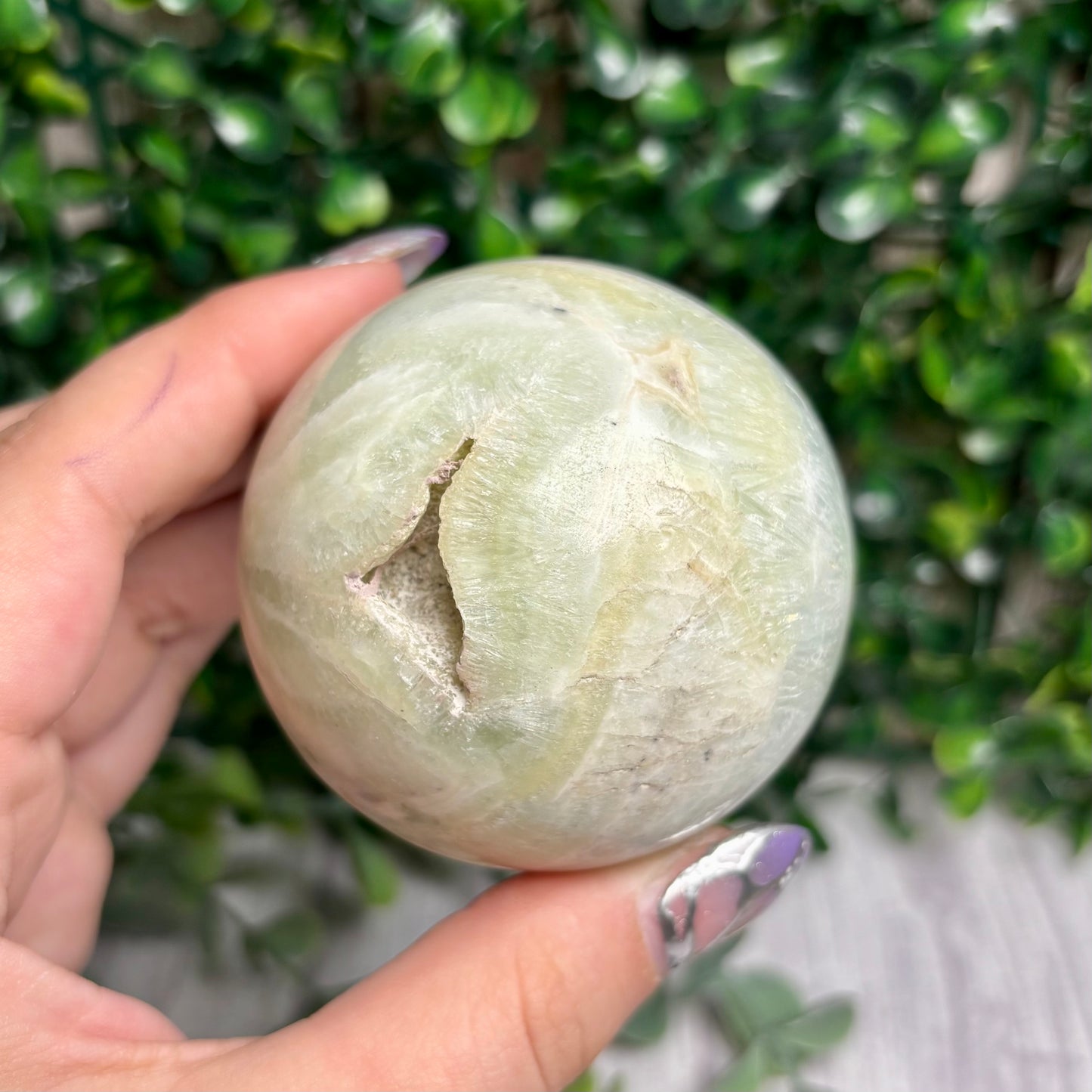 PISTACHIO CALCITE SPHERES