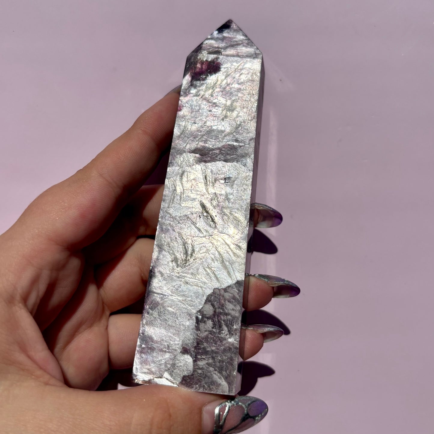 PURPLE MICA/LEPIDOLITE TOWERS