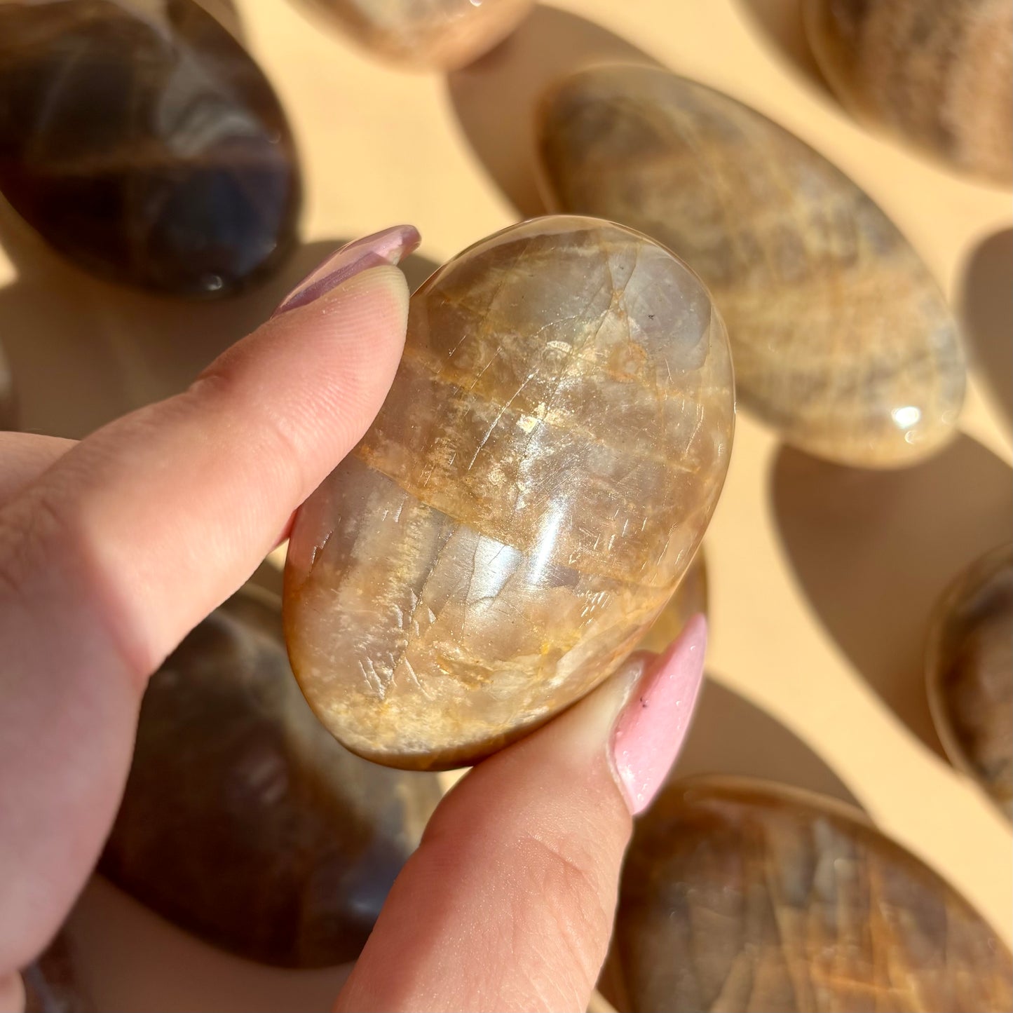 SUNSTONE MOONSTONE PALMSTONE
