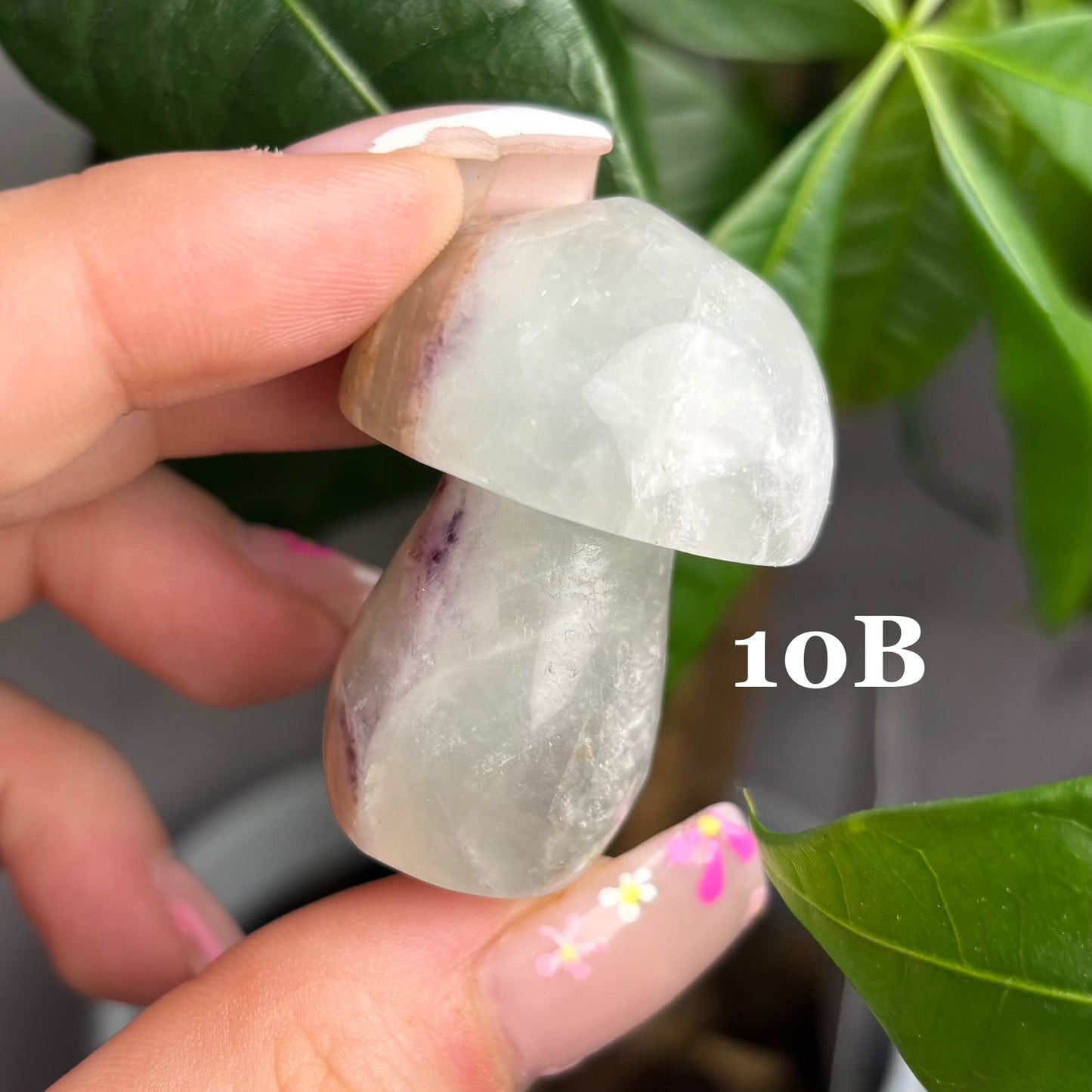 GREEN FLUORITE MUSHROOM