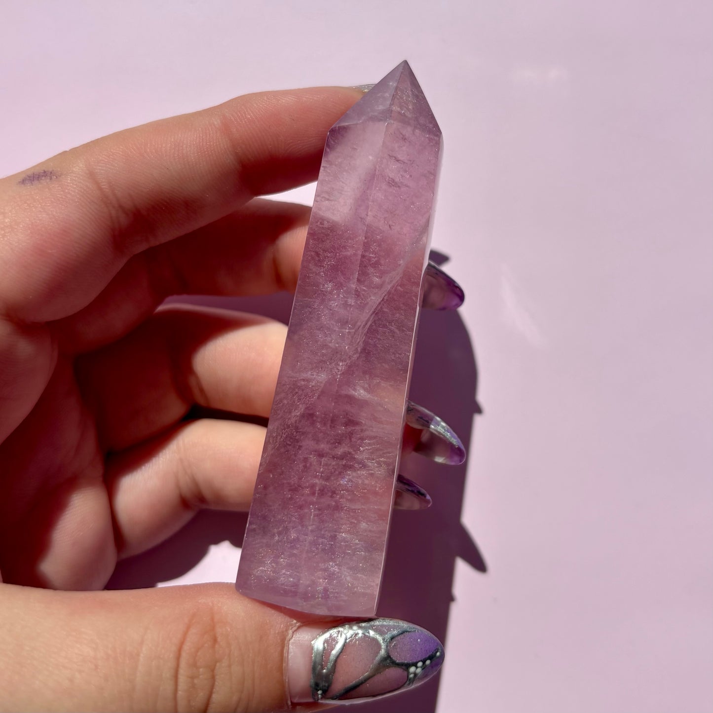 PURPLE FLUORITE TOWERS