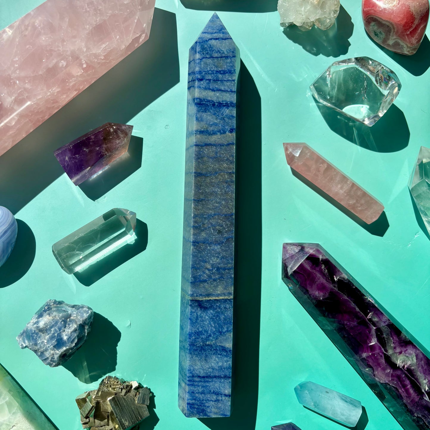 XL BLUE AVENTURINE TOWERS