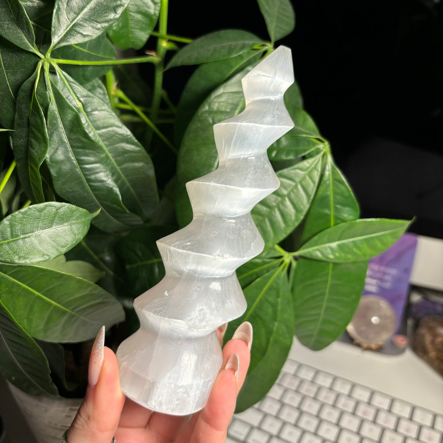 SELENITE SPIRAL TOWER
