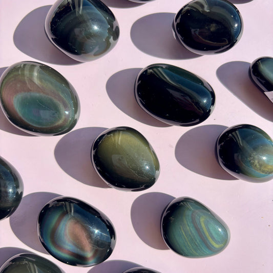 RAINBOW OBSIDIAN MINI PALMSTONES