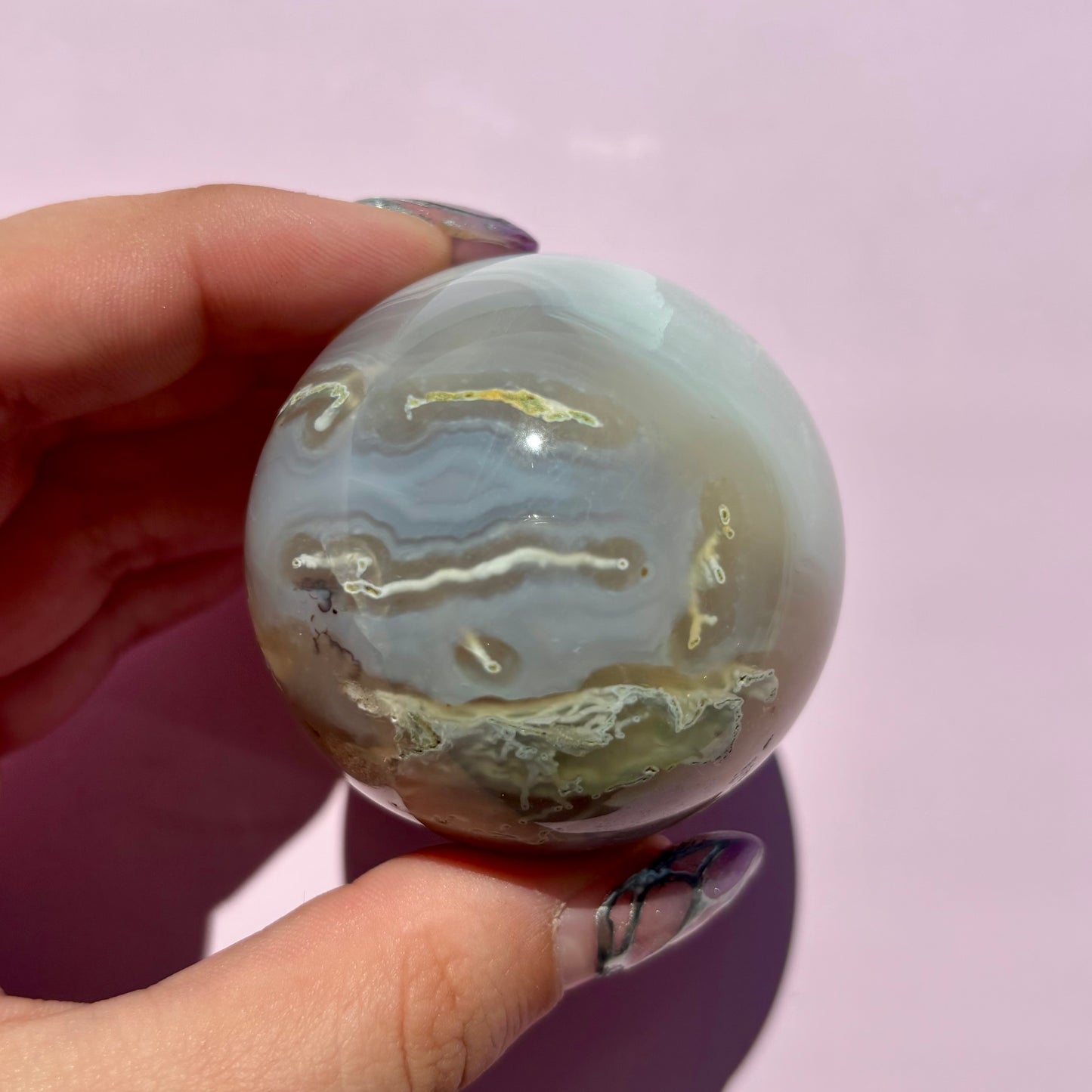 MOSS AGATE SPHERES