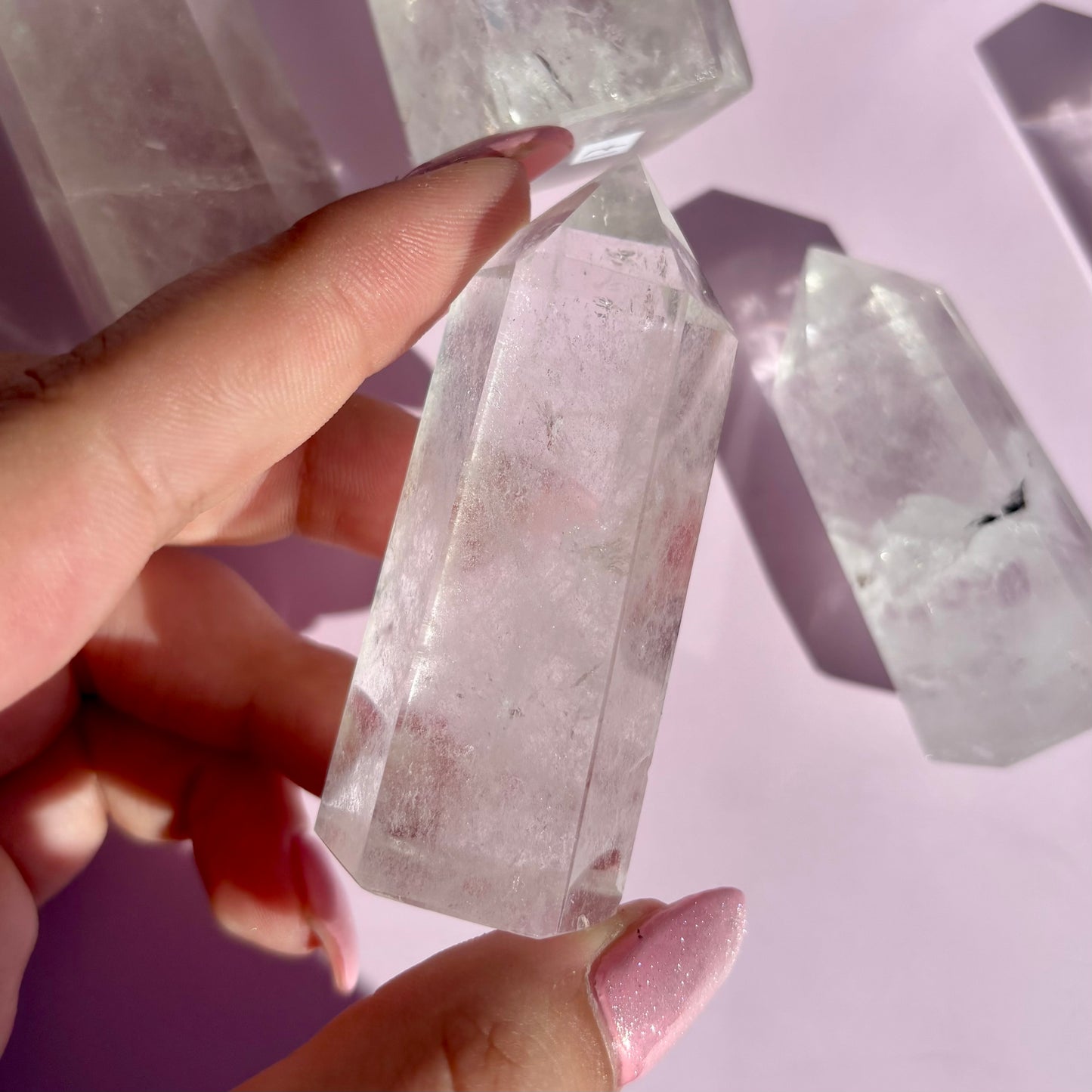 CLEAR QUARTZ TOWERS