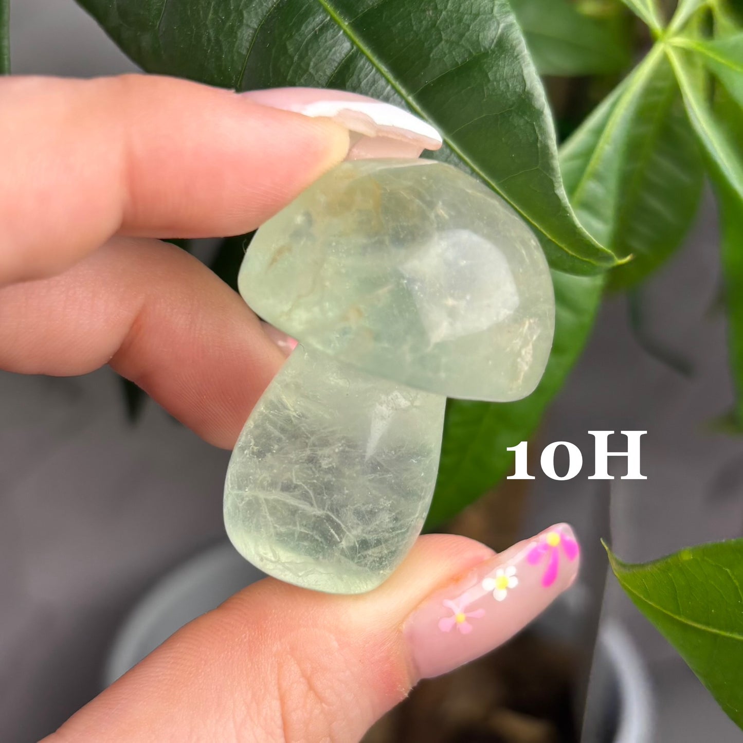 GREEN FLUORITE MUSHROOM