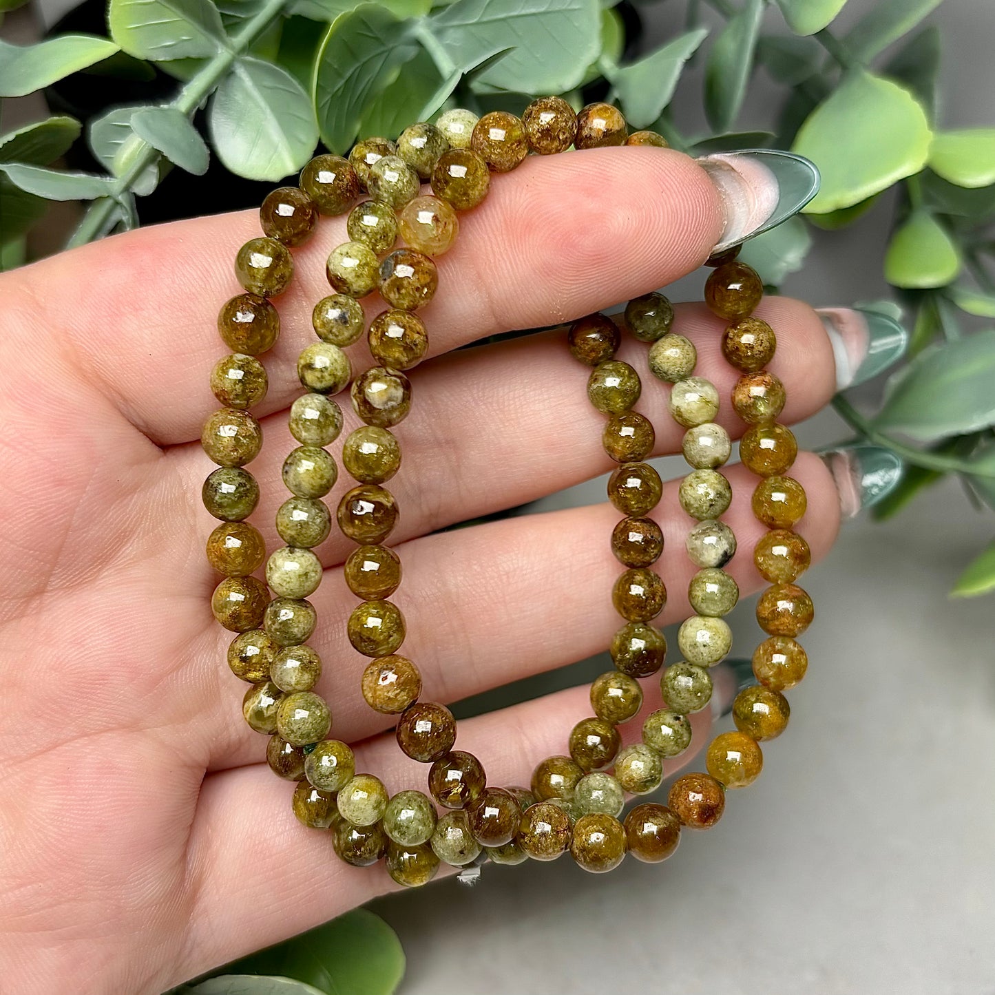 GROSSULARITE GARNET BRACELET (6MM)