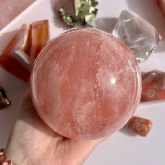 ROSE QUARTZ SPHERES