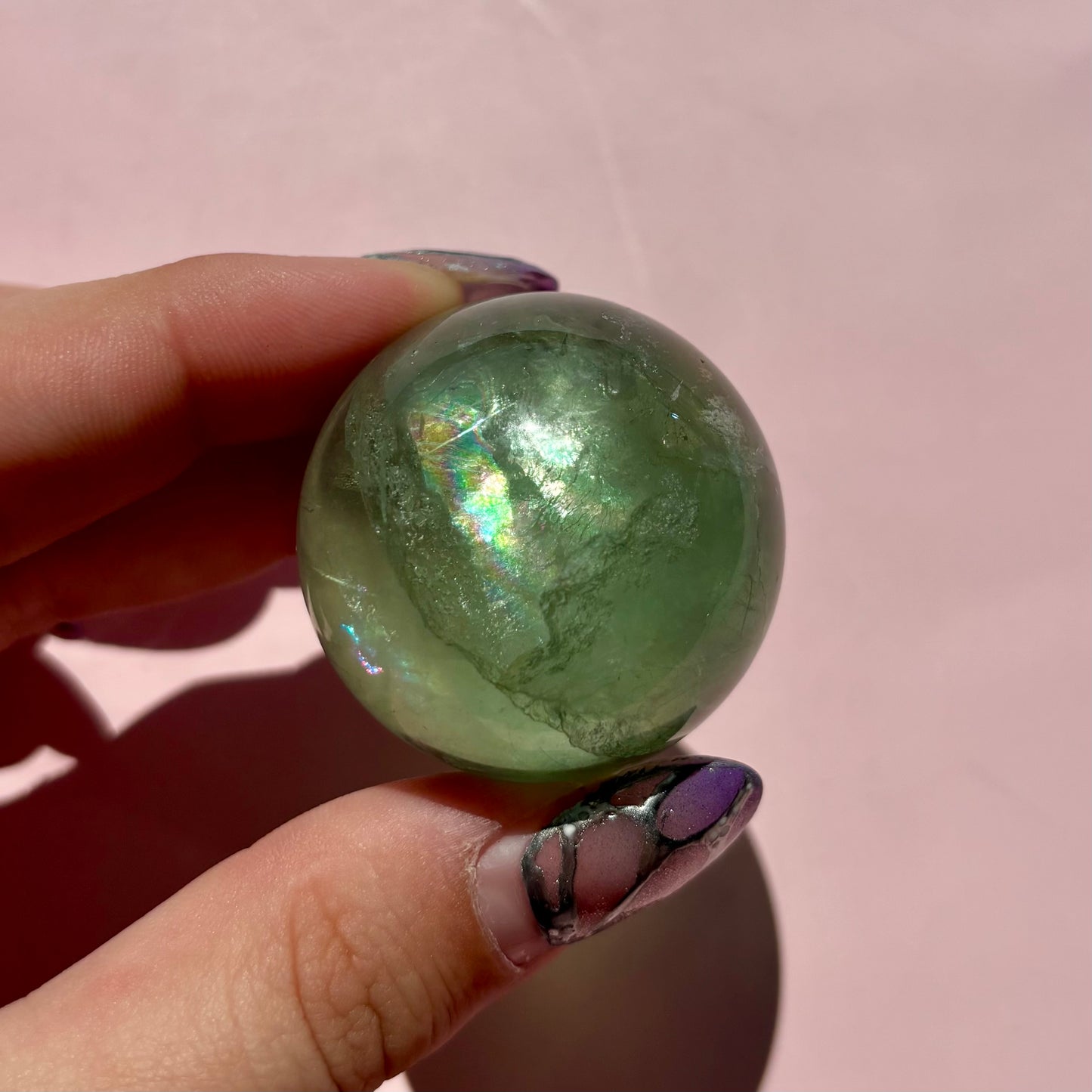 GEMMY GREEN FLUORITE SPHERES