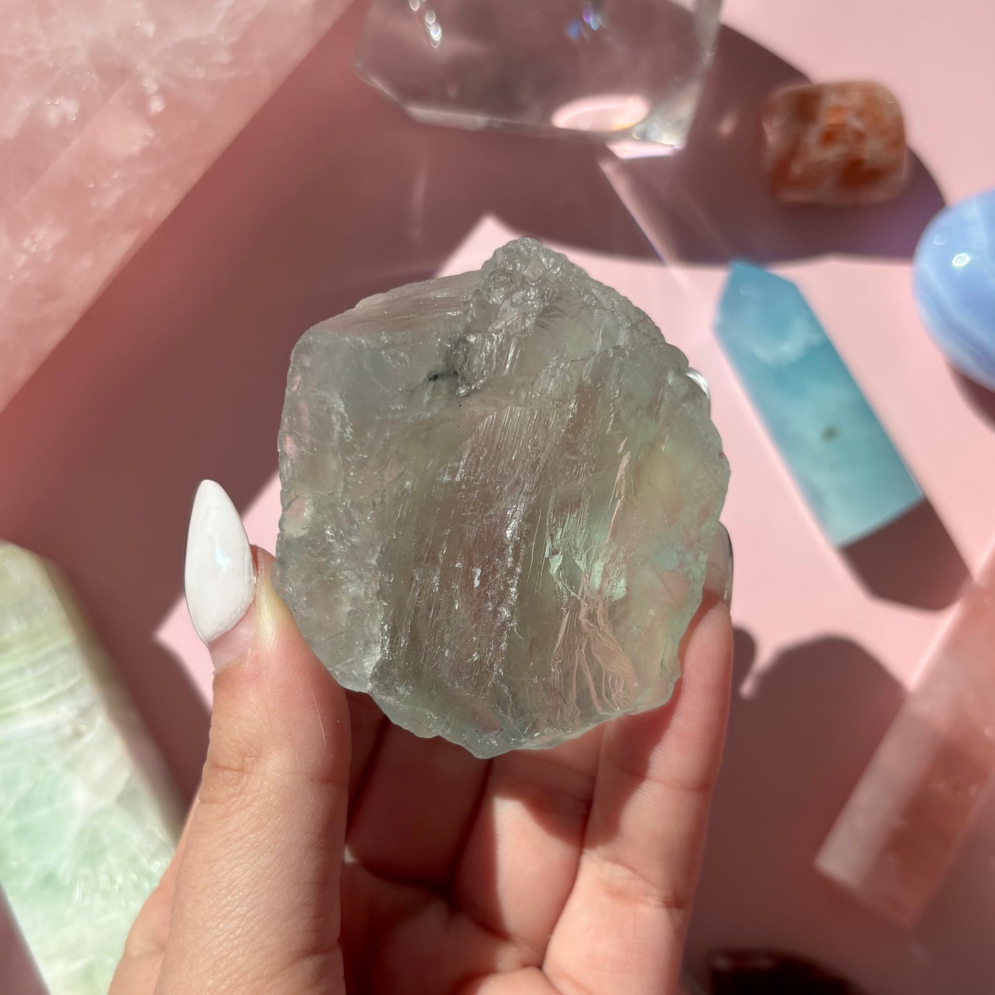 BLUE FLUORITE SPECIMENS