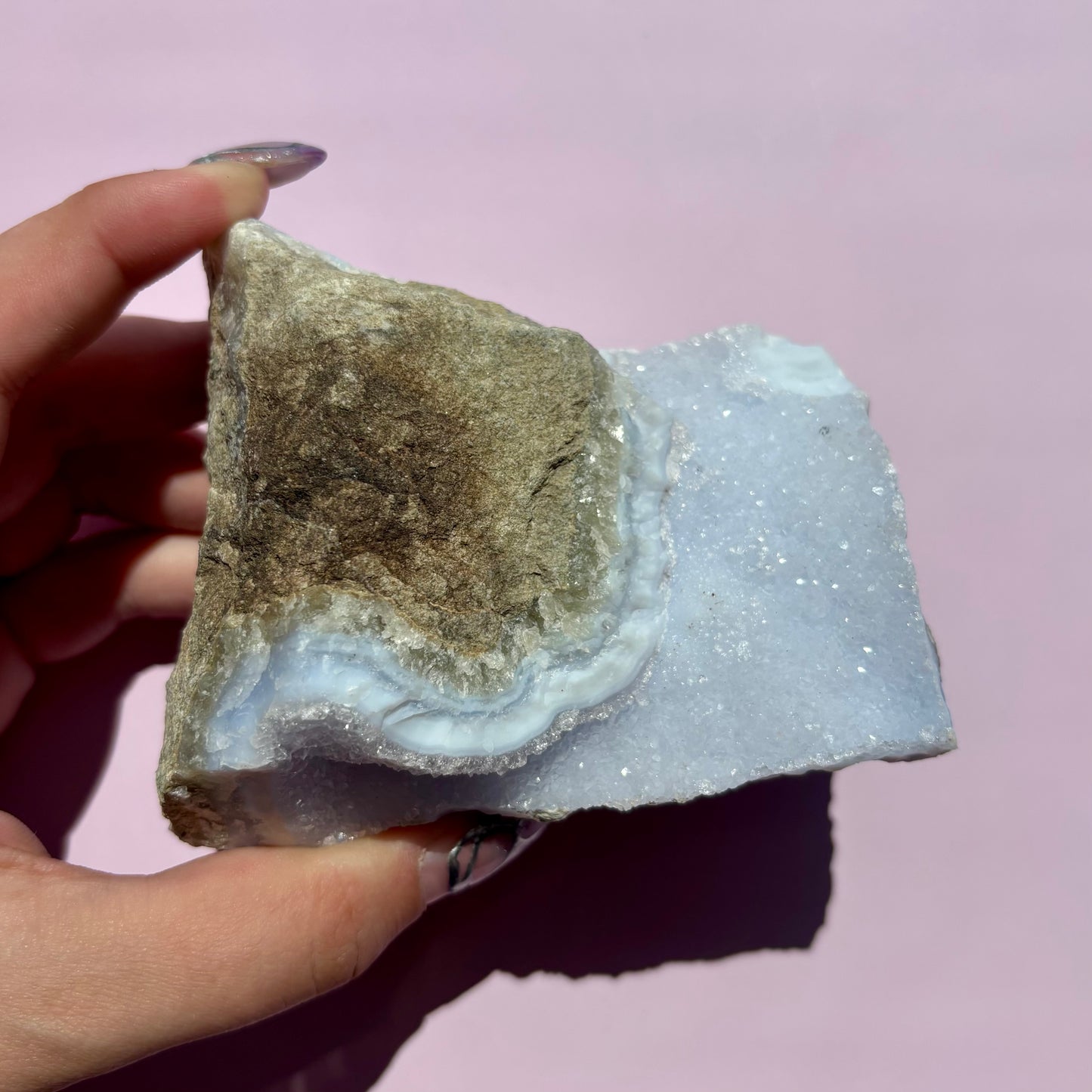 BLUE CHALCEDONY SPECIMENS