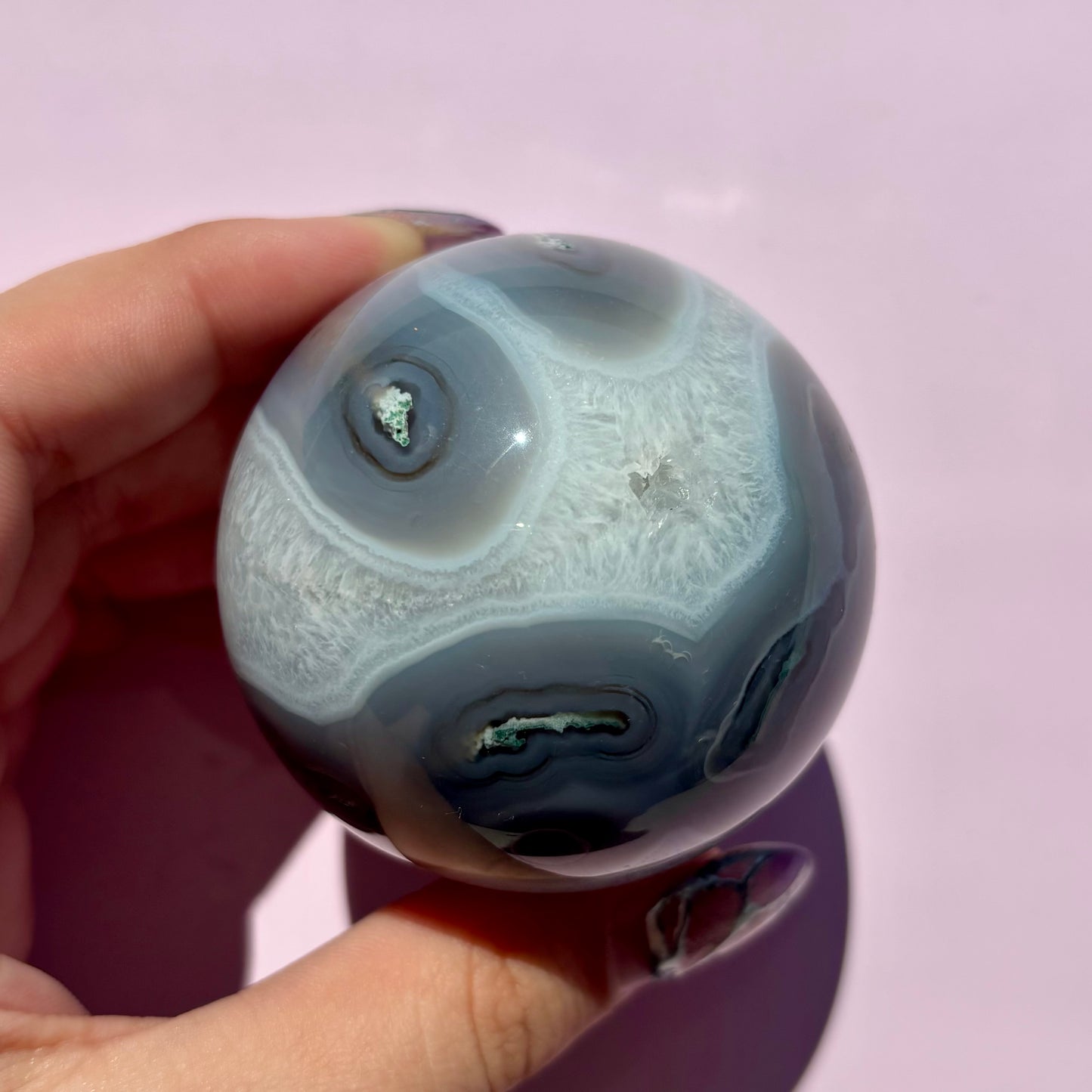 MOSS AGATE SPHERES