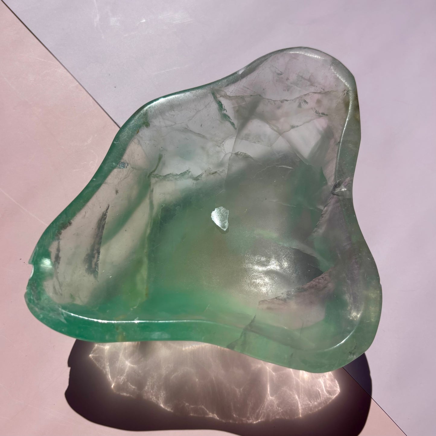 IMPERFECT FLUORITE BOWL - 68