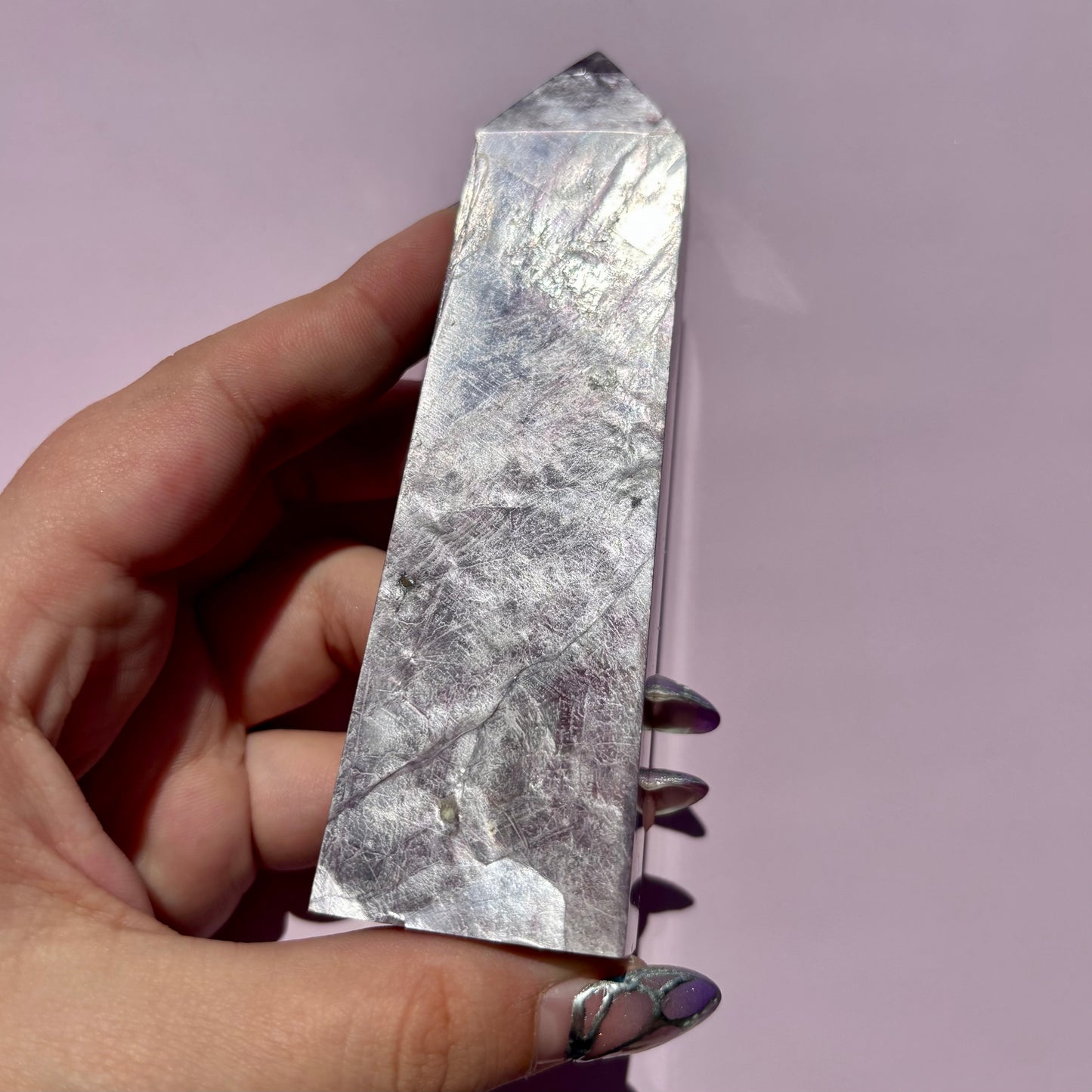 PURPLE MICA/LEPIDOLITE TOWERS