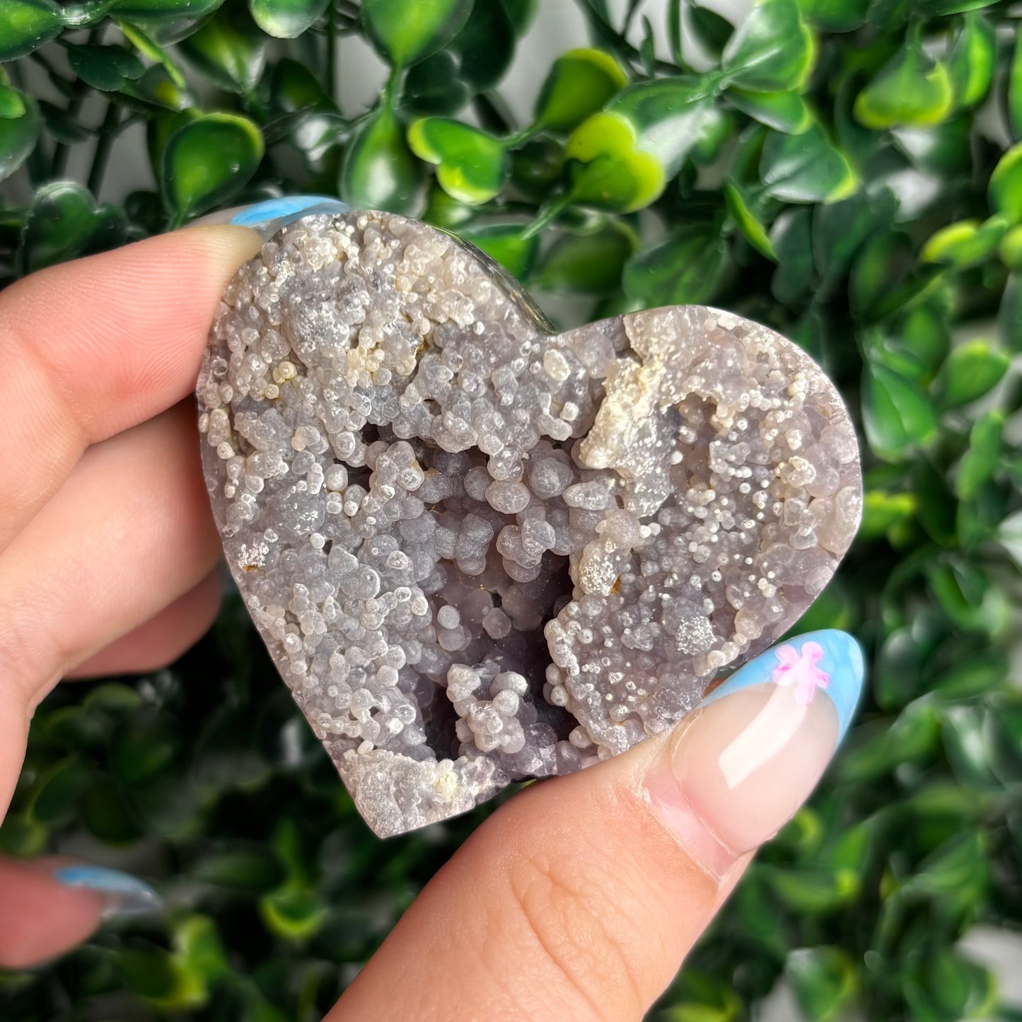 GRAPE AGATE HEARTS