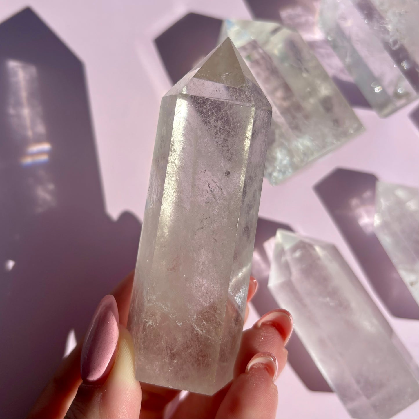 CLEAR QUARTZ TOWERS