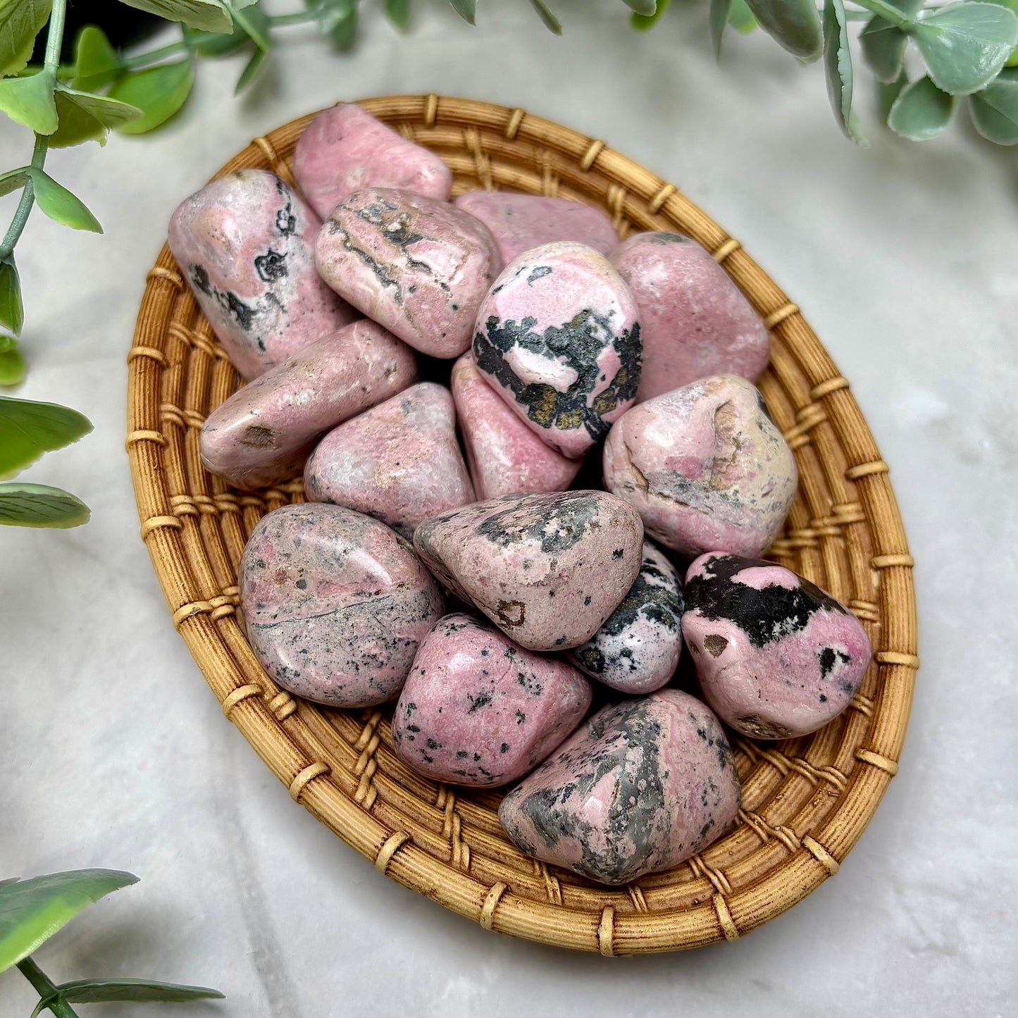 PERUVIAN RHODONITE TUMBLE