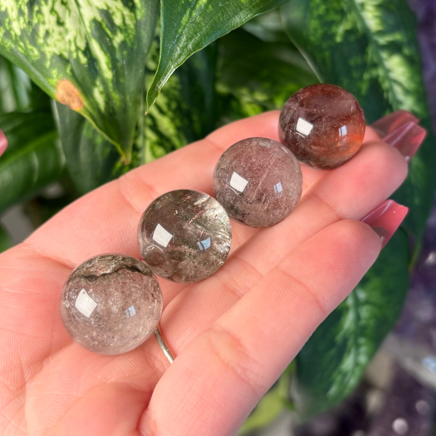 GARDEN QUARTZ SPHERES