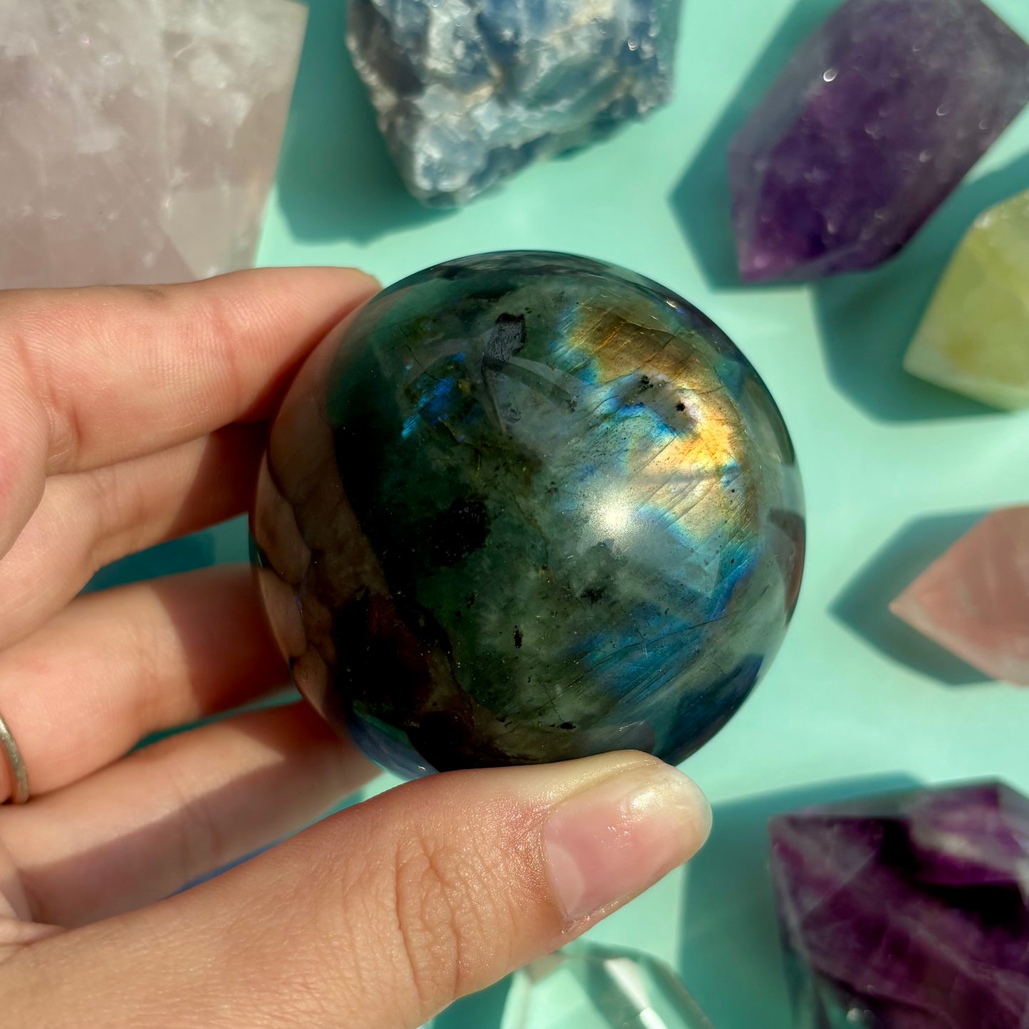 LABRADORITE SPHERES
