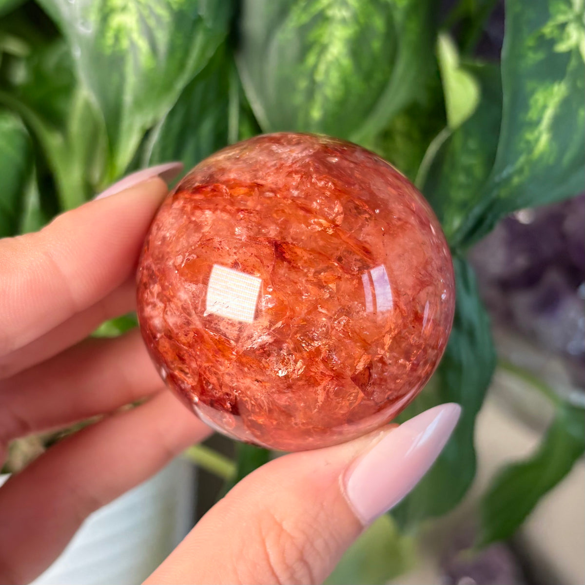 FIRE QUARTZ SPHERES