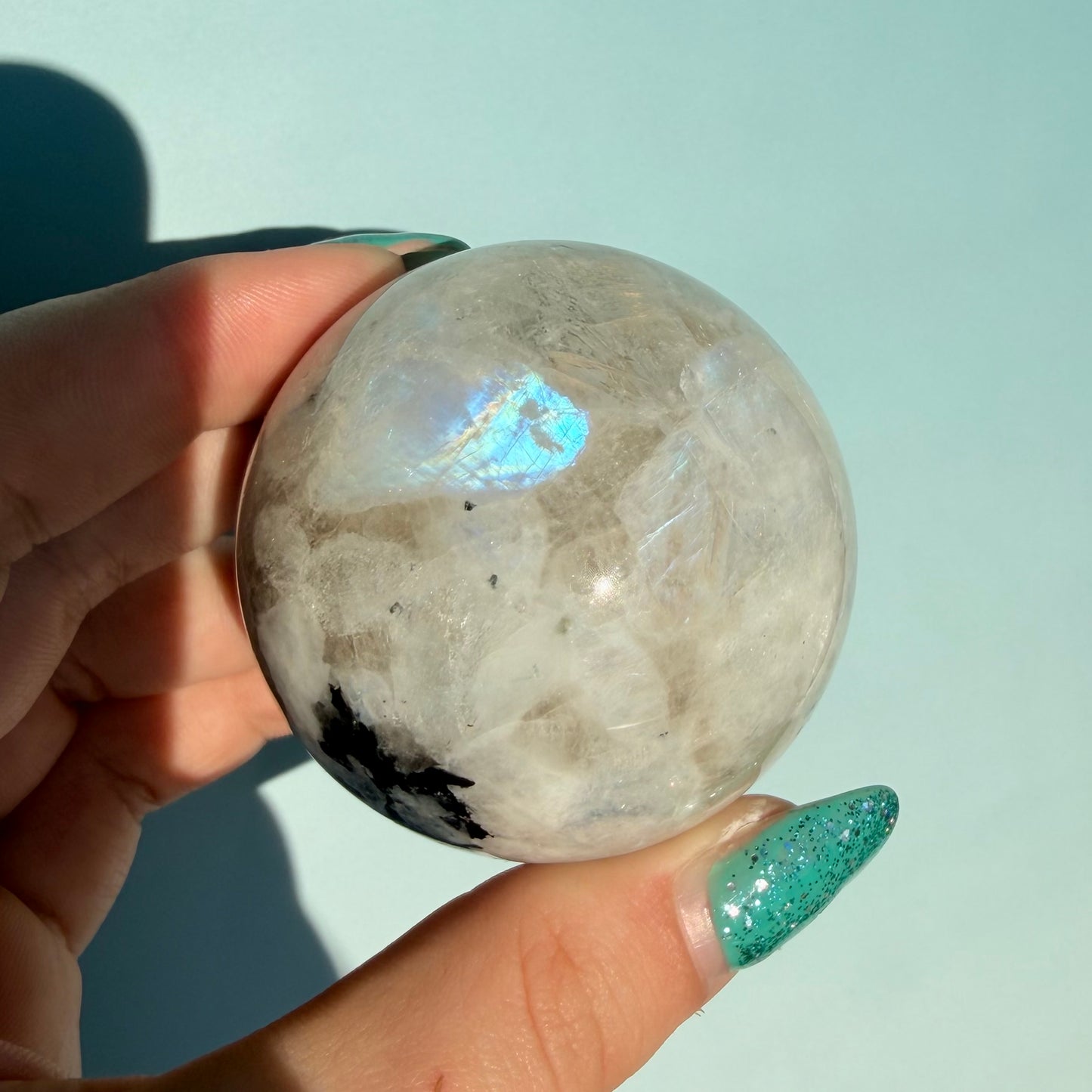 RAINBOW MOONSTONE SPHERES