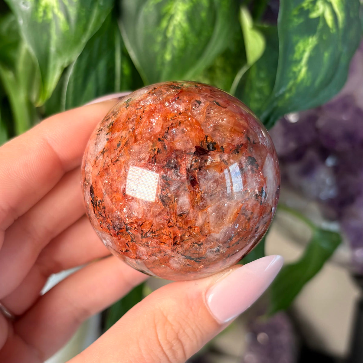 FIRE QUARTZ SPHERES