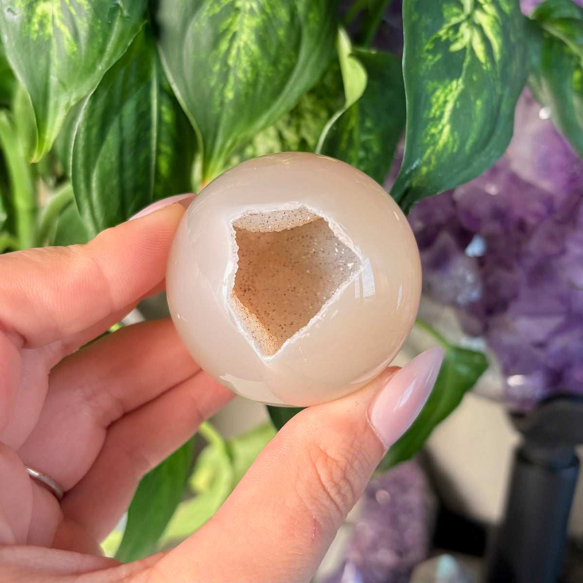 AGATE DRUZY SPHERES