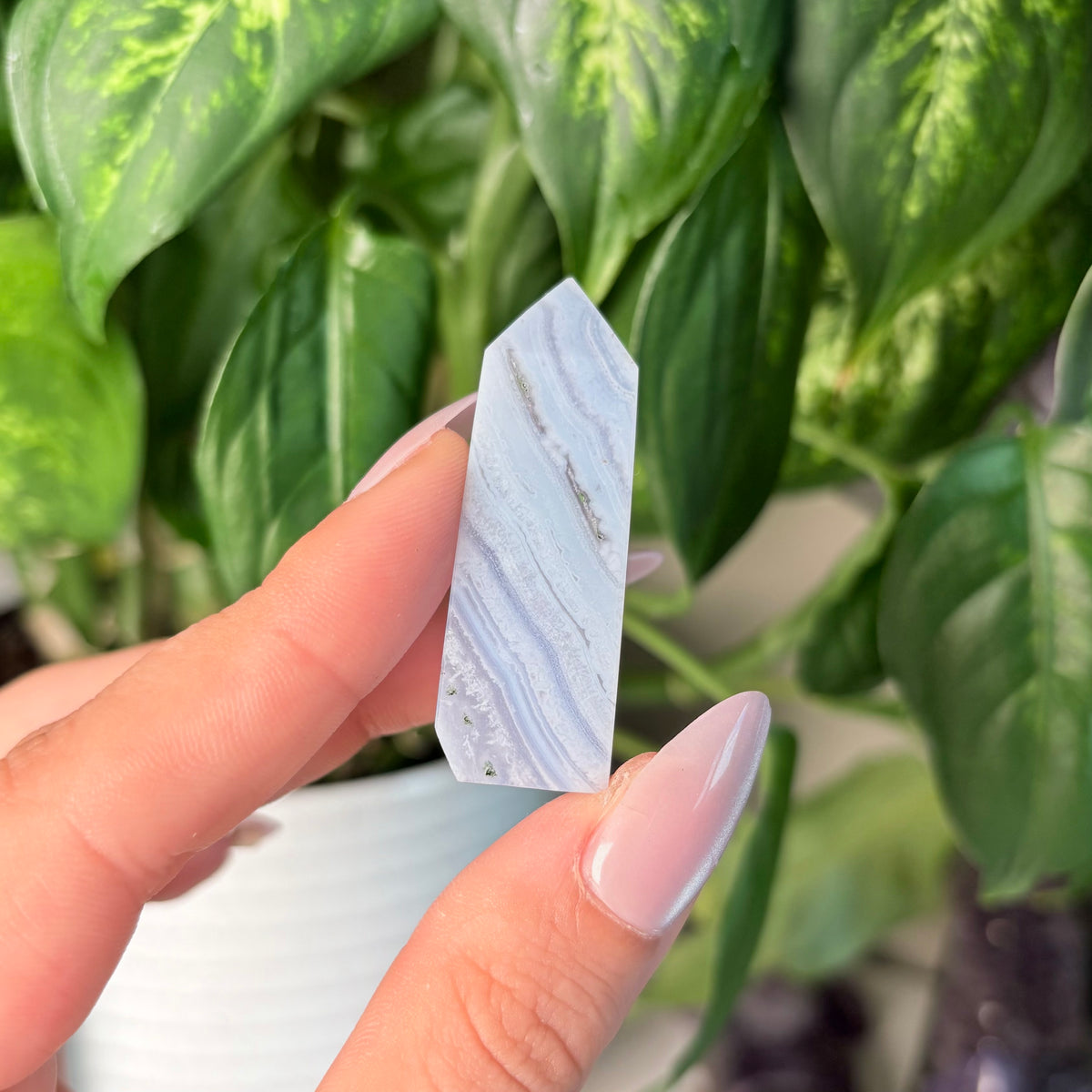 BLUE LACE AGATE TOWERS