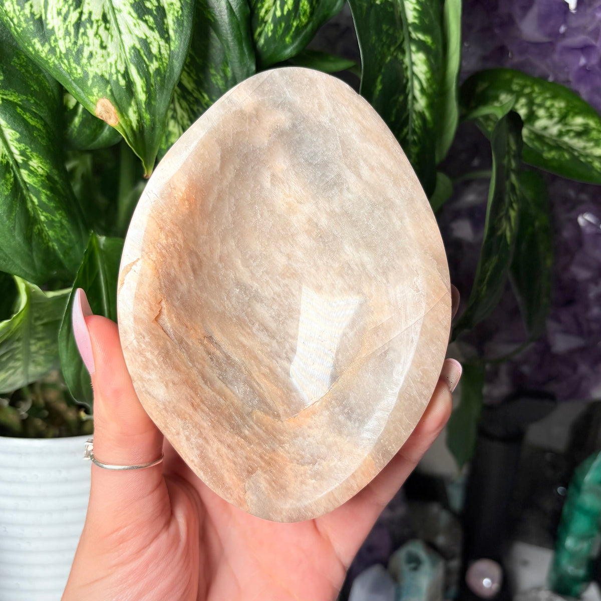 PEACH MOONSTONE BOWLS