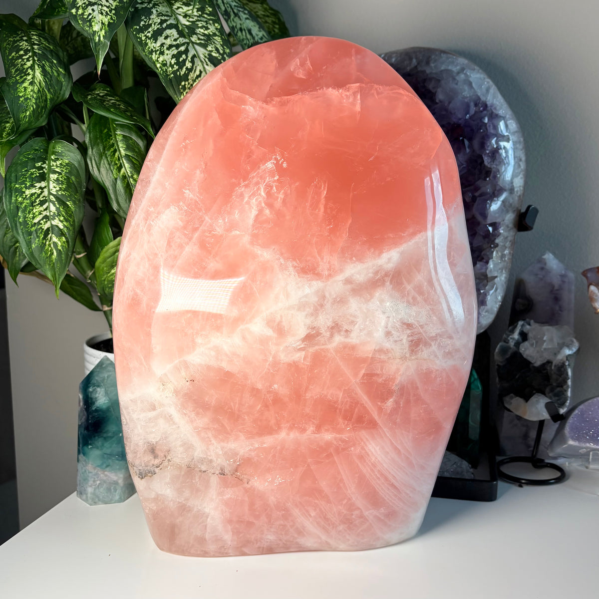 XXL ROSE QUARTZ FREEFORM
