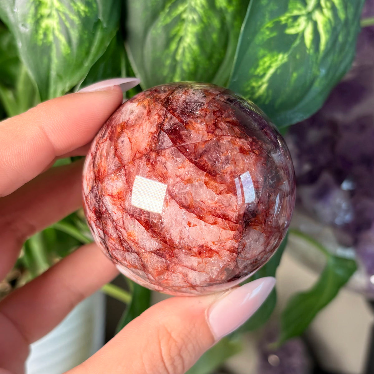 FIRE QUARTZ SPHERES