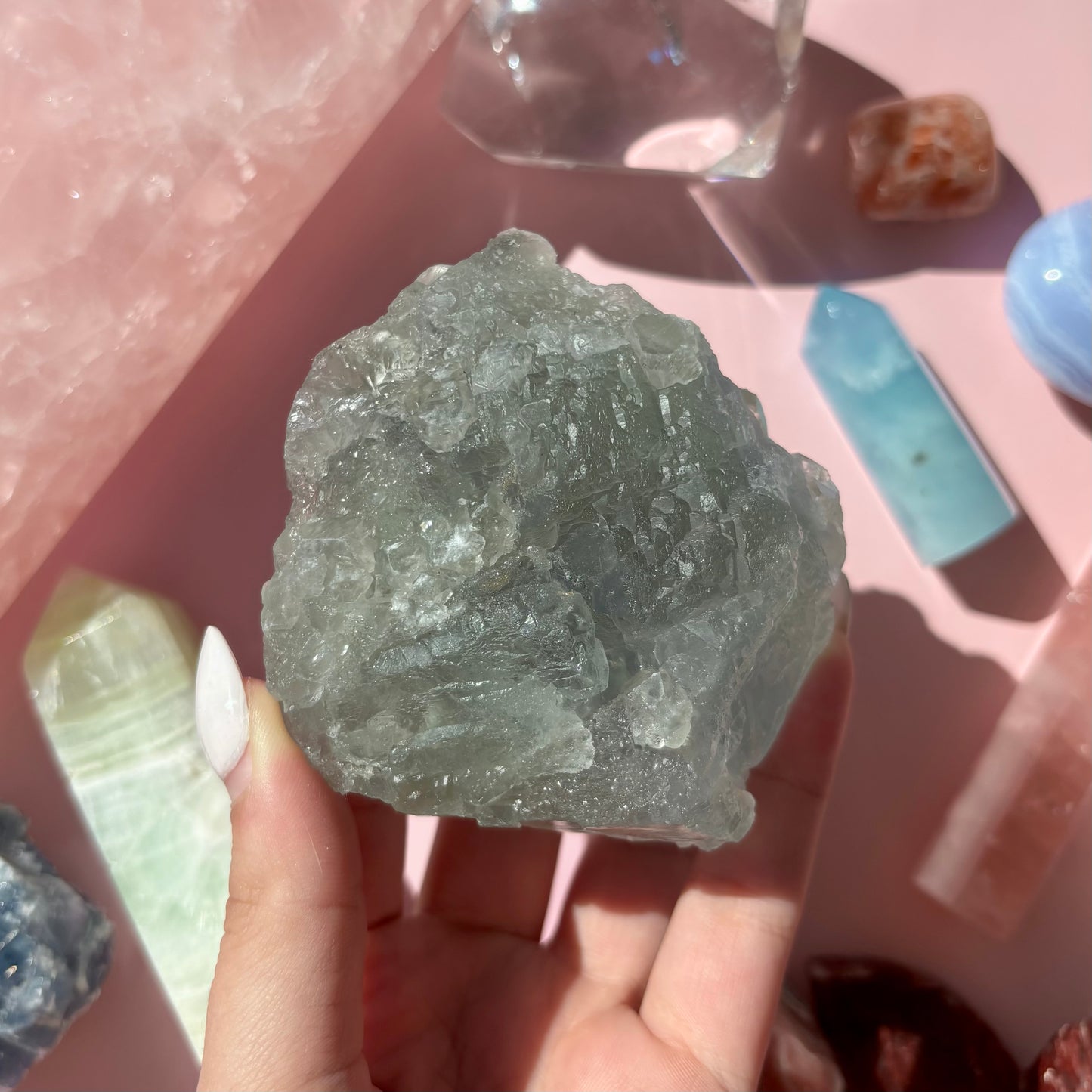 BLUE FLUORITE SPECIMENS