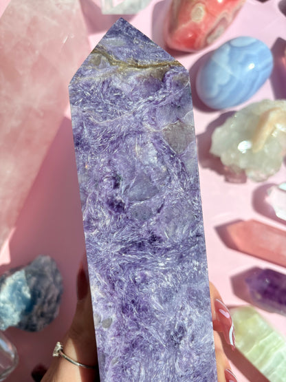 XL CHAROITE TOWER