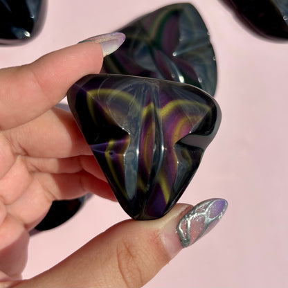 RAINBOW OBSIDIAN BUTTERFLIES
