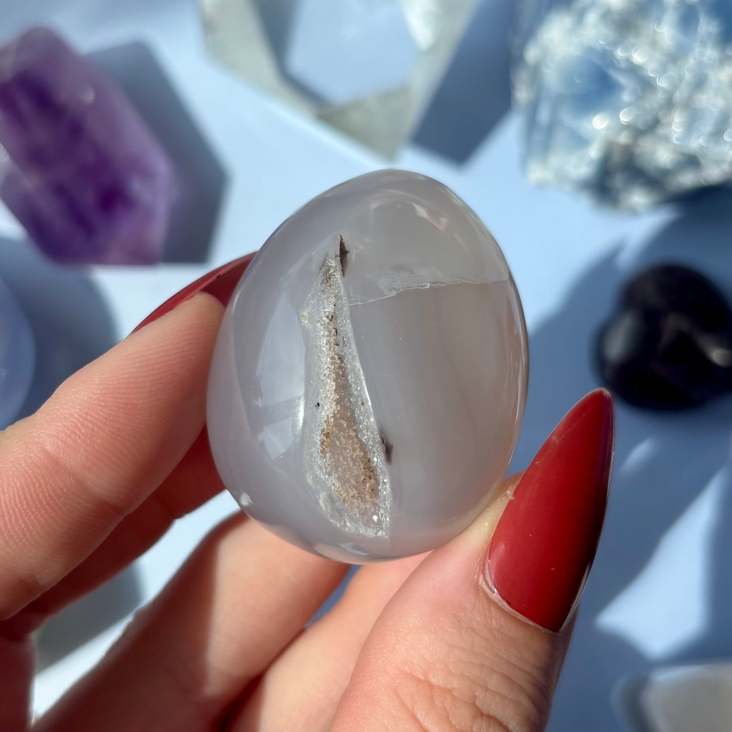 AGATE DRUZY EGGS