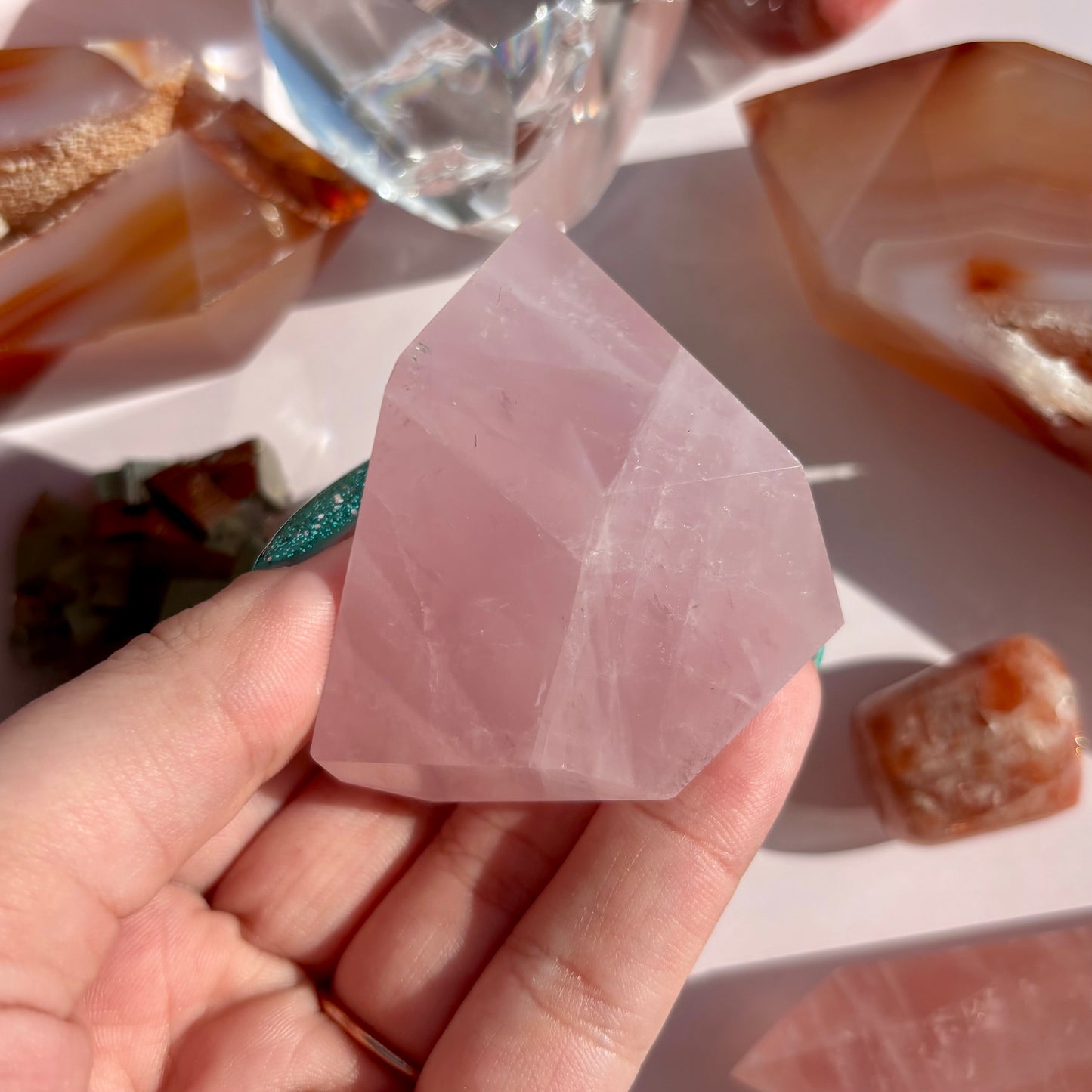 ROSE QUARTZ FREEFORMS